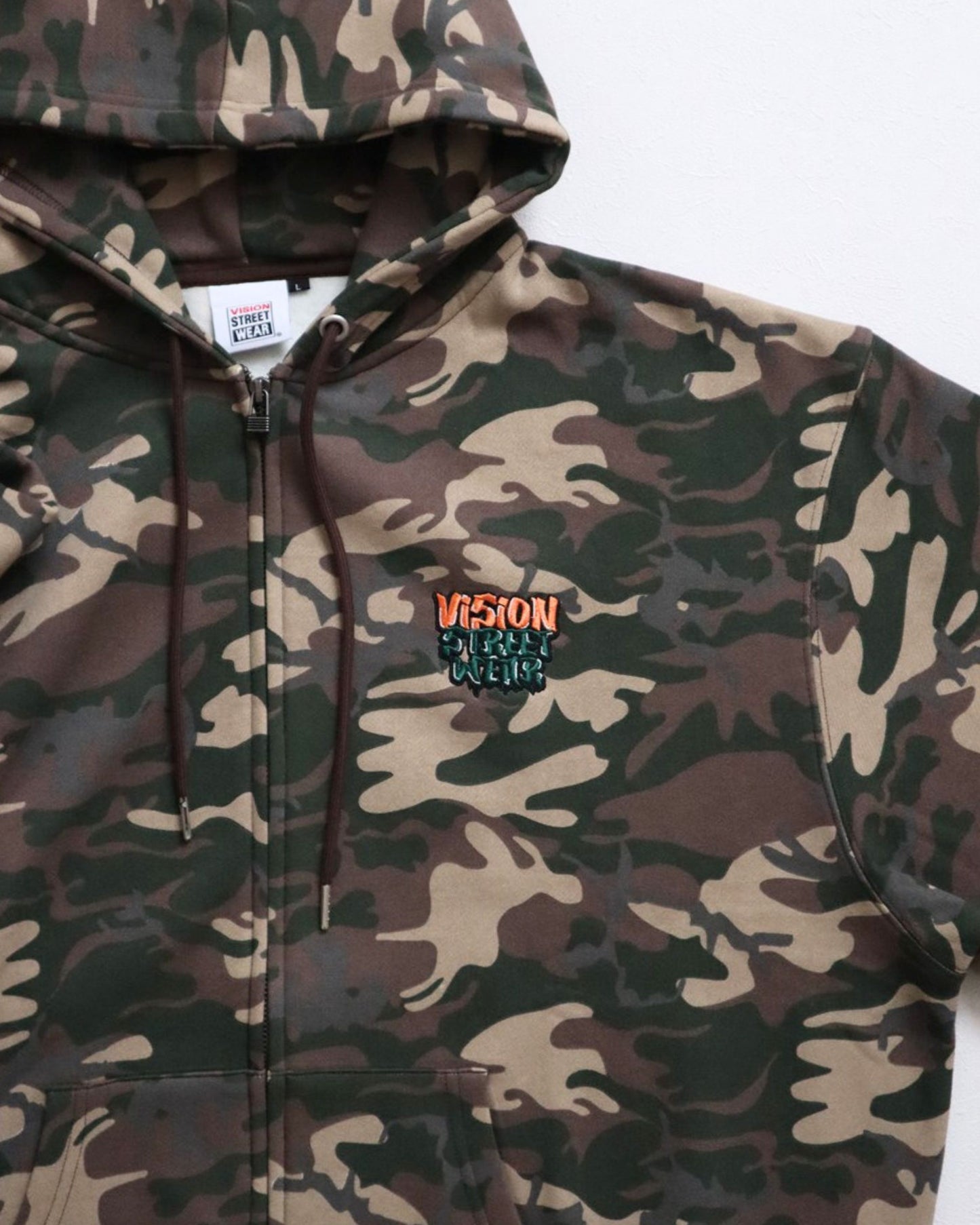 Ghost Satin Zip Hoodie