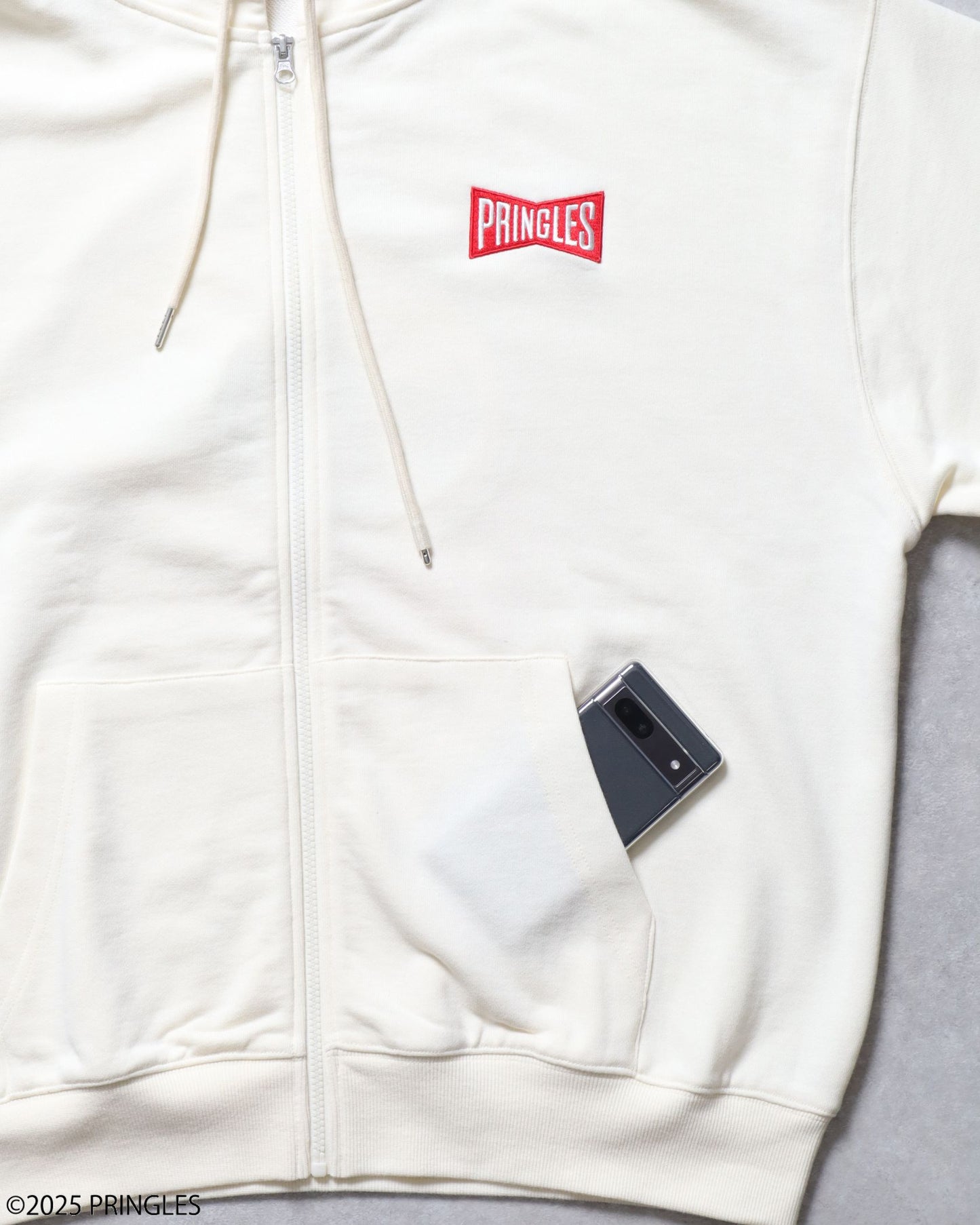 【PRINGLES】Back Face Zip Hoodie