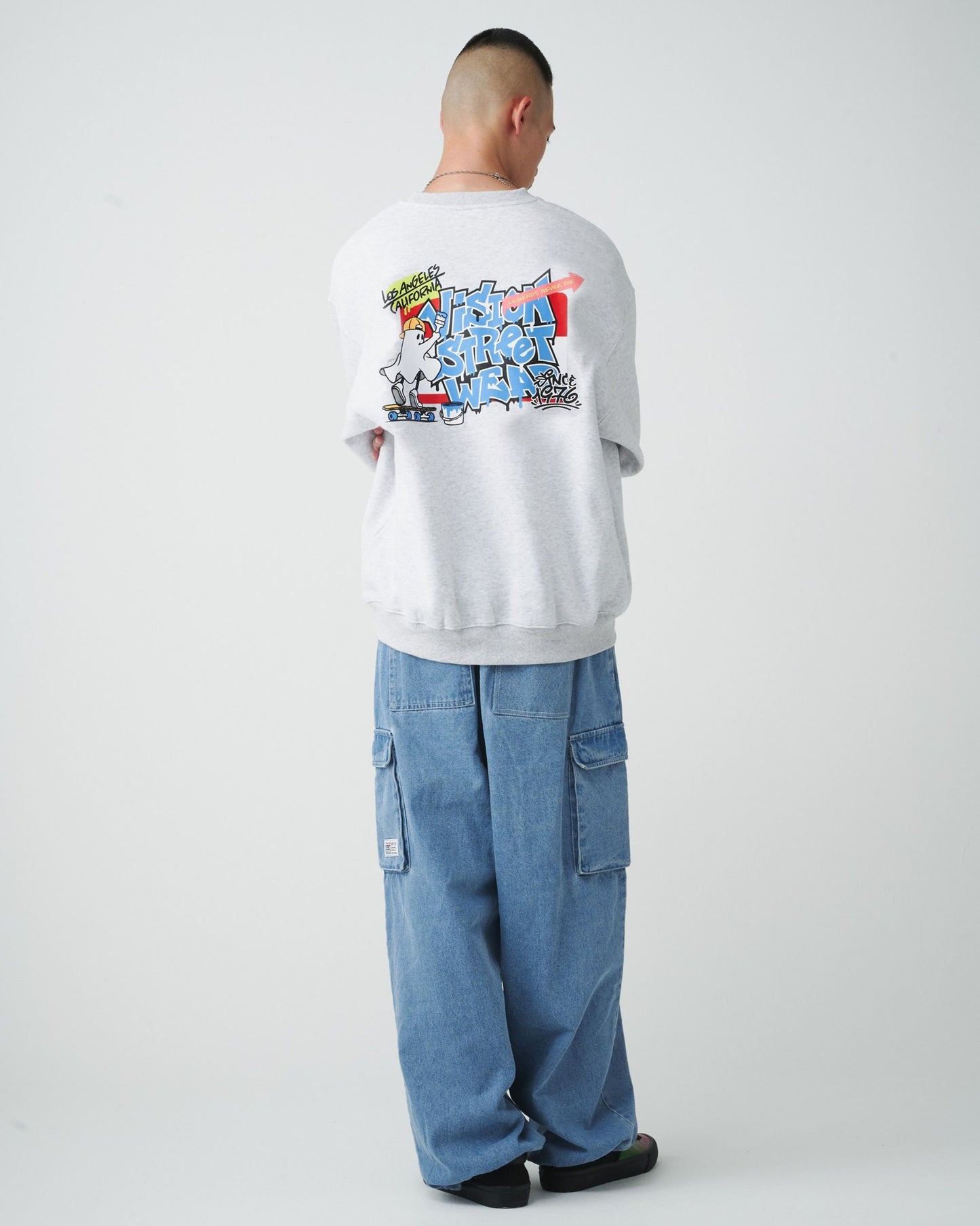 Ghost Sticker Sweatshirt