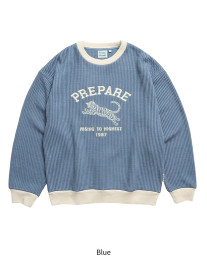 ヘビーウェイトワッフルT　タイガー柄