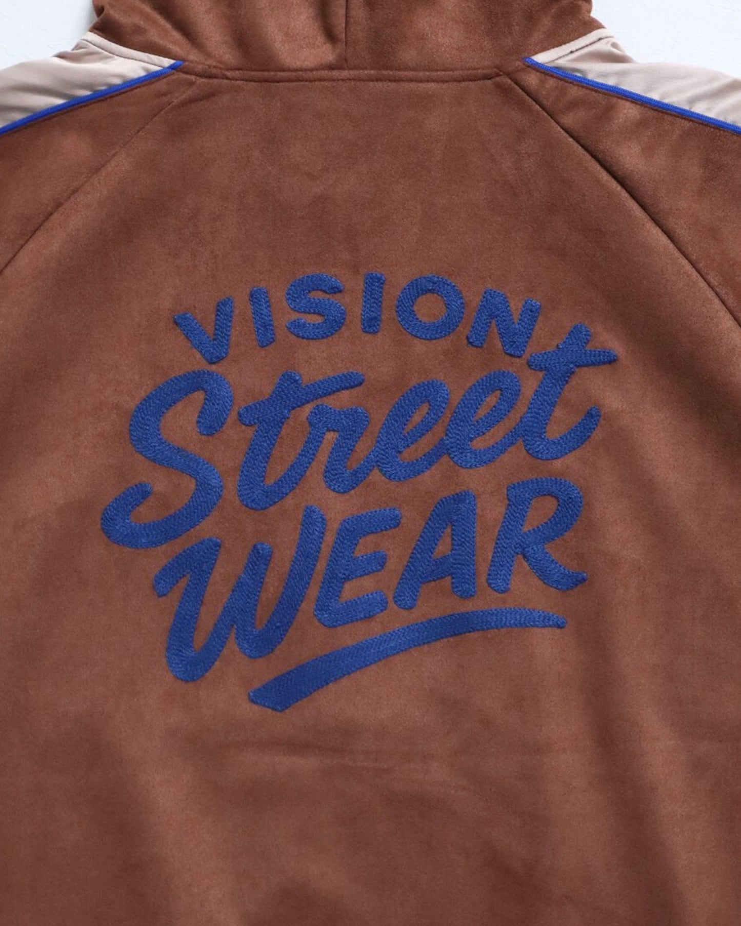 Satin Line Jacket / フェイクスウェードZIPパーカー