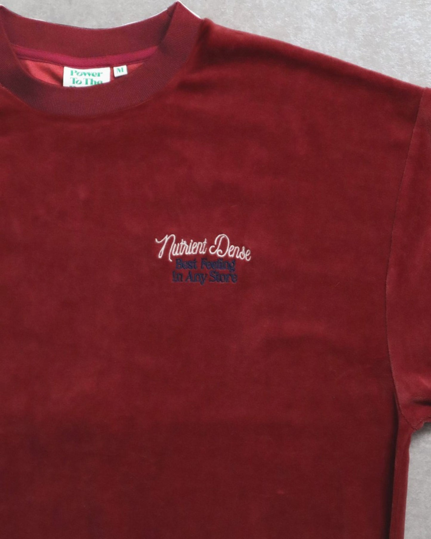 Cats & Drink Velor Sweatshirt