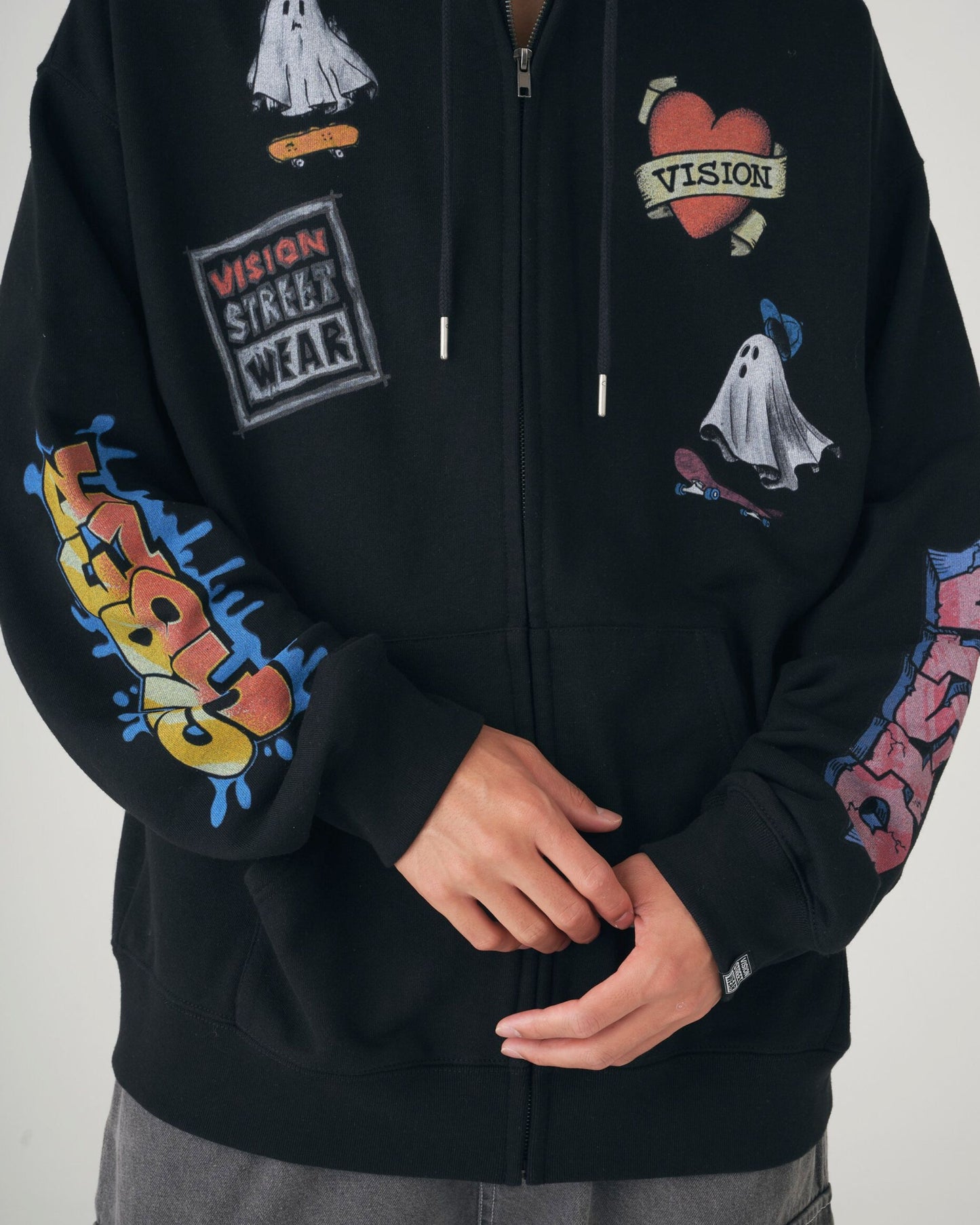 Graffiti Print Hoodie
