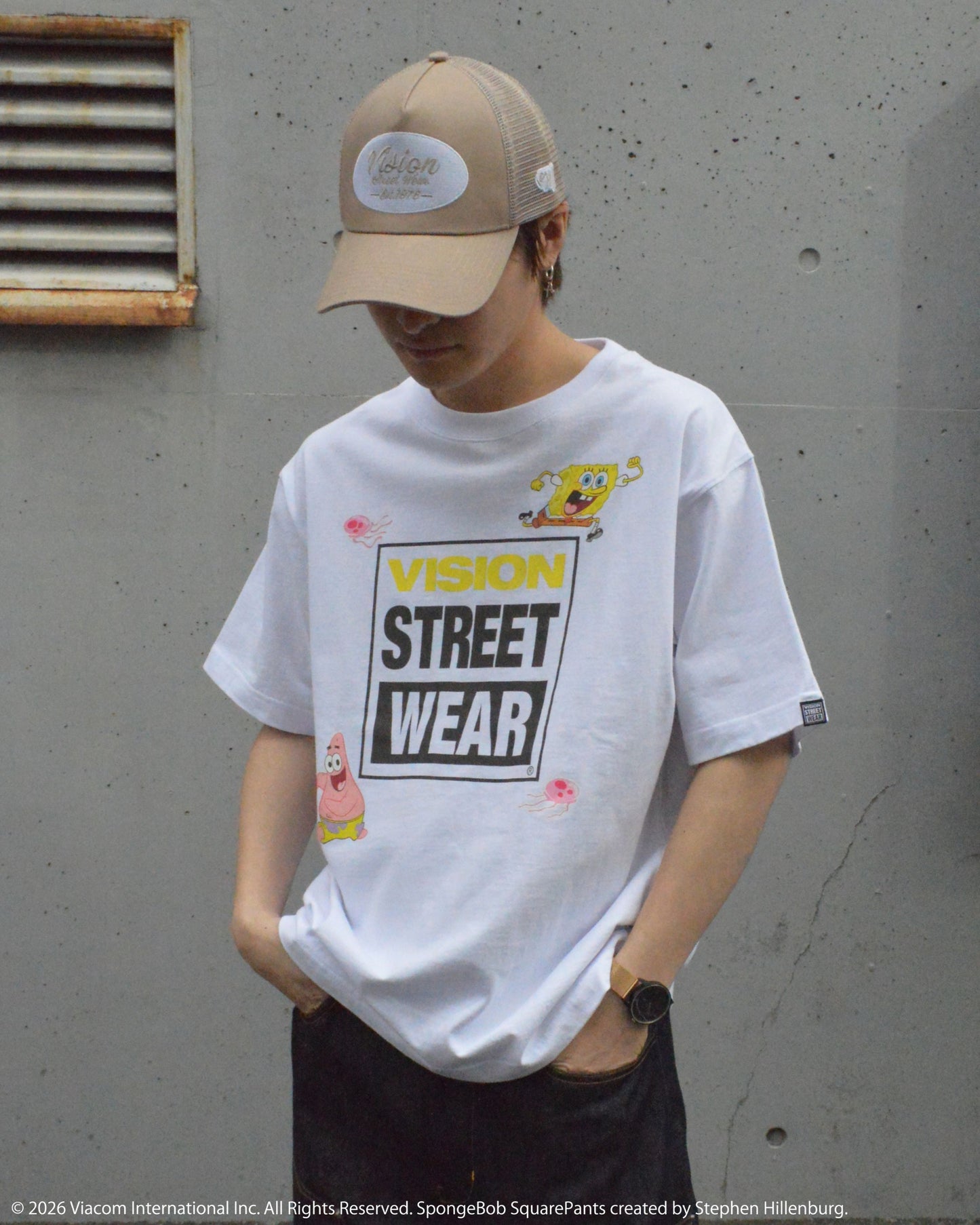 【スポンジ・ボブコラボ】VSW LogoT / VSWロゴグラフィックTシャツ