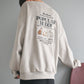 Cat Suede Sweatshirt