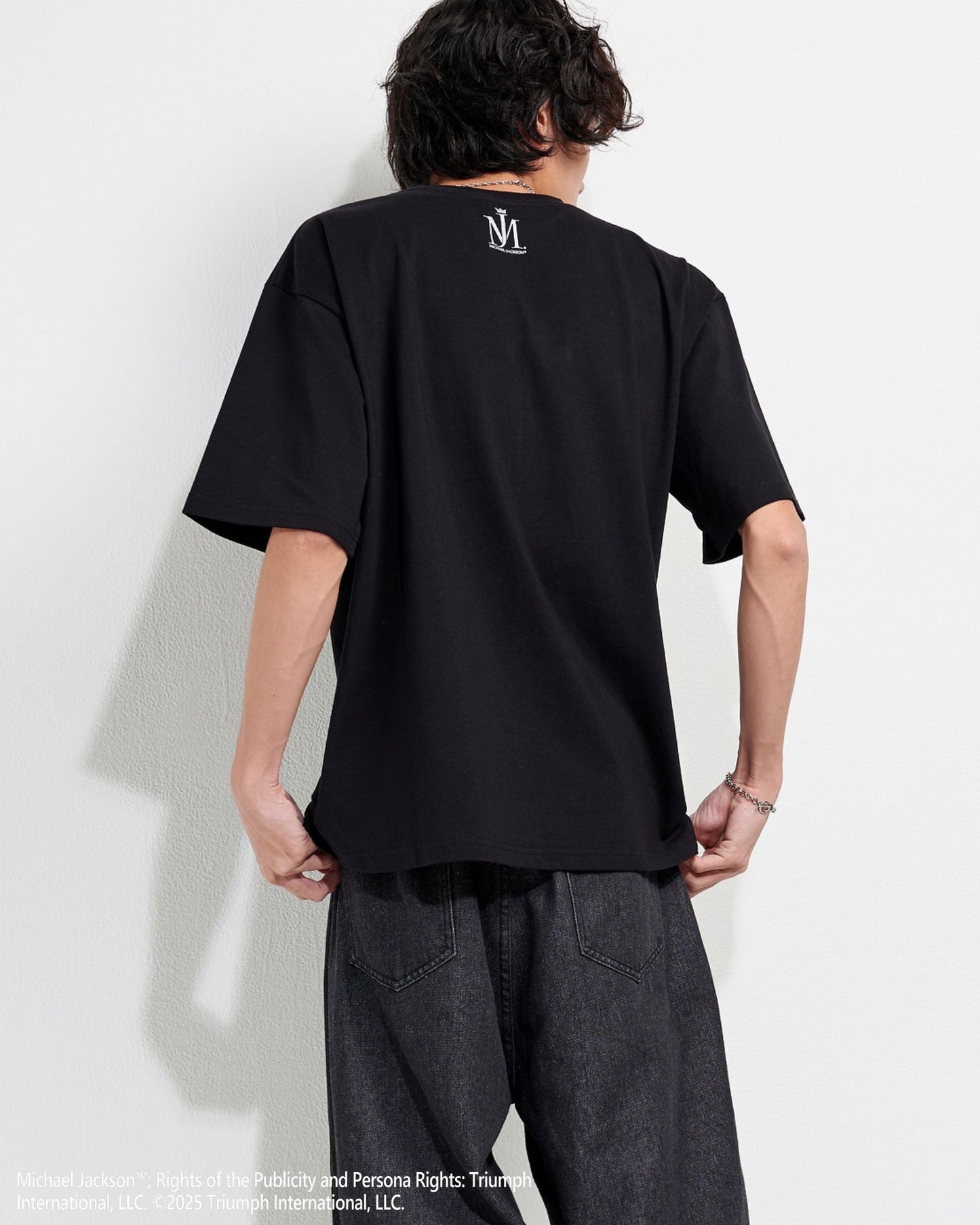 【Michael Jackson】Gold Foil Print Tee