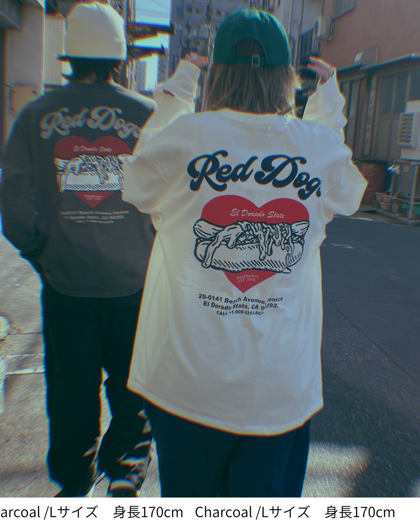 【ReeDogs】ピグメントハートロンTee