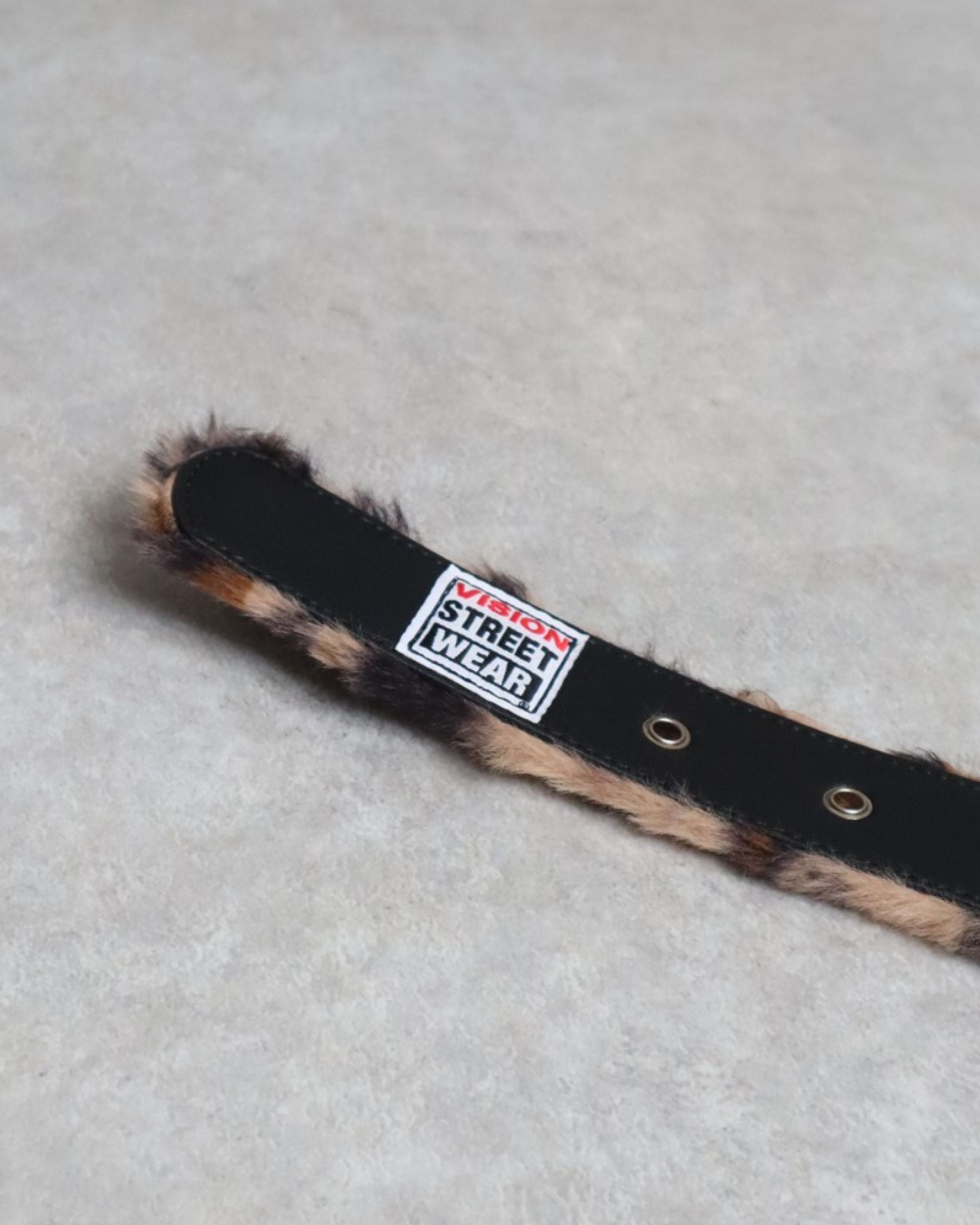 VISION STREET WEAR】Fur belt / 6色展開 ファーベルト レオパード