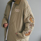 Embroidered Sleeve Quilted Jacket