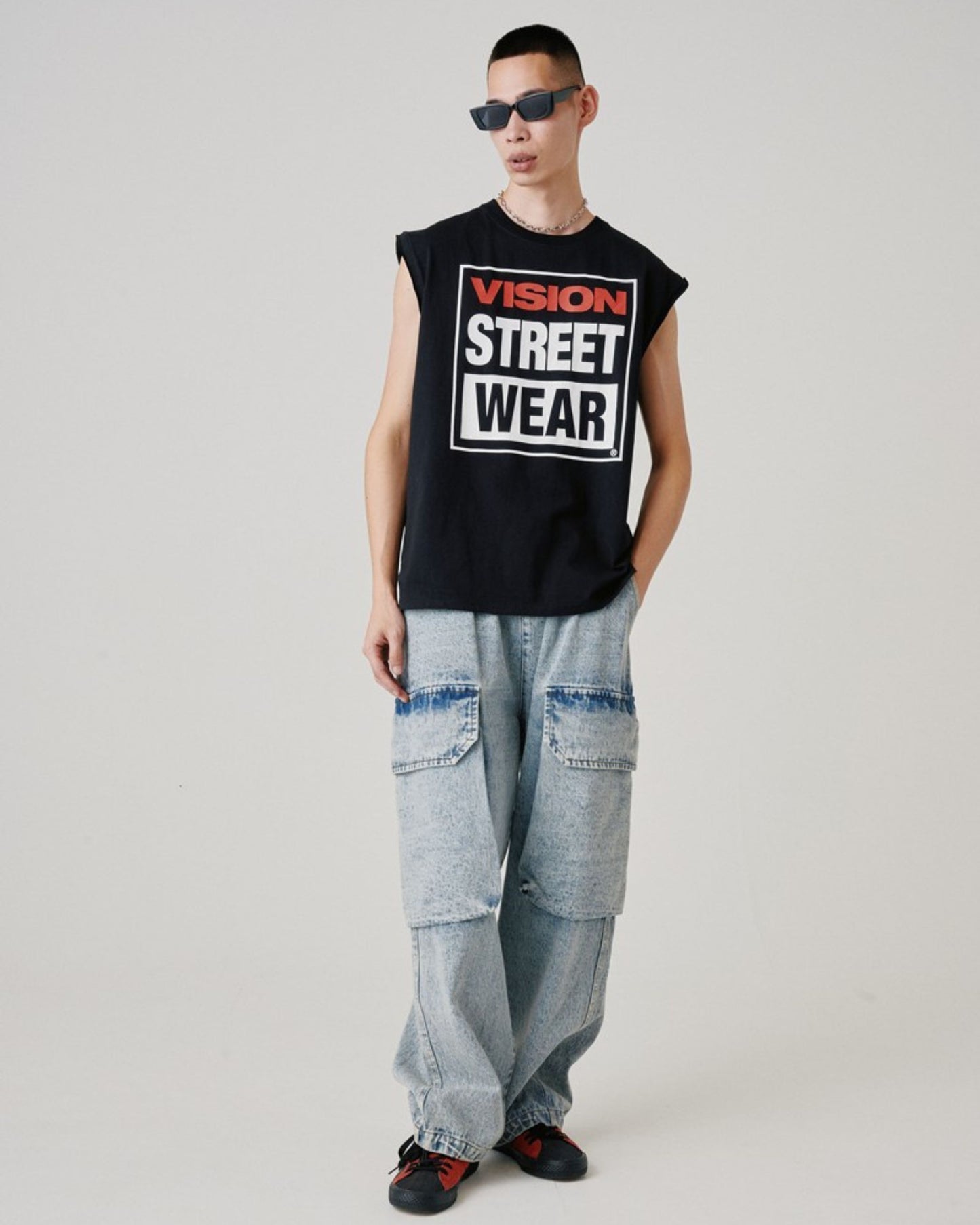 VSW Logo  No/Sl Tee / VSWロゴ ノースリーブTシャツ