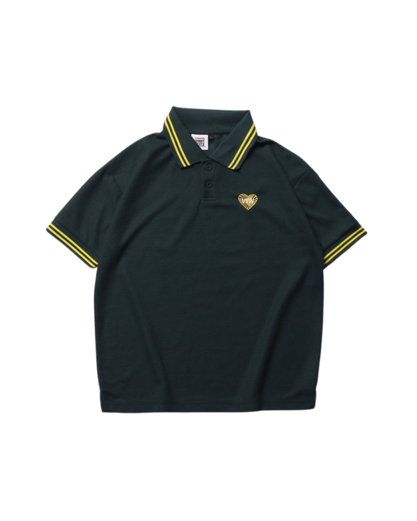 HT waffle Polo Shirt / ハートワッフルポロシャツ