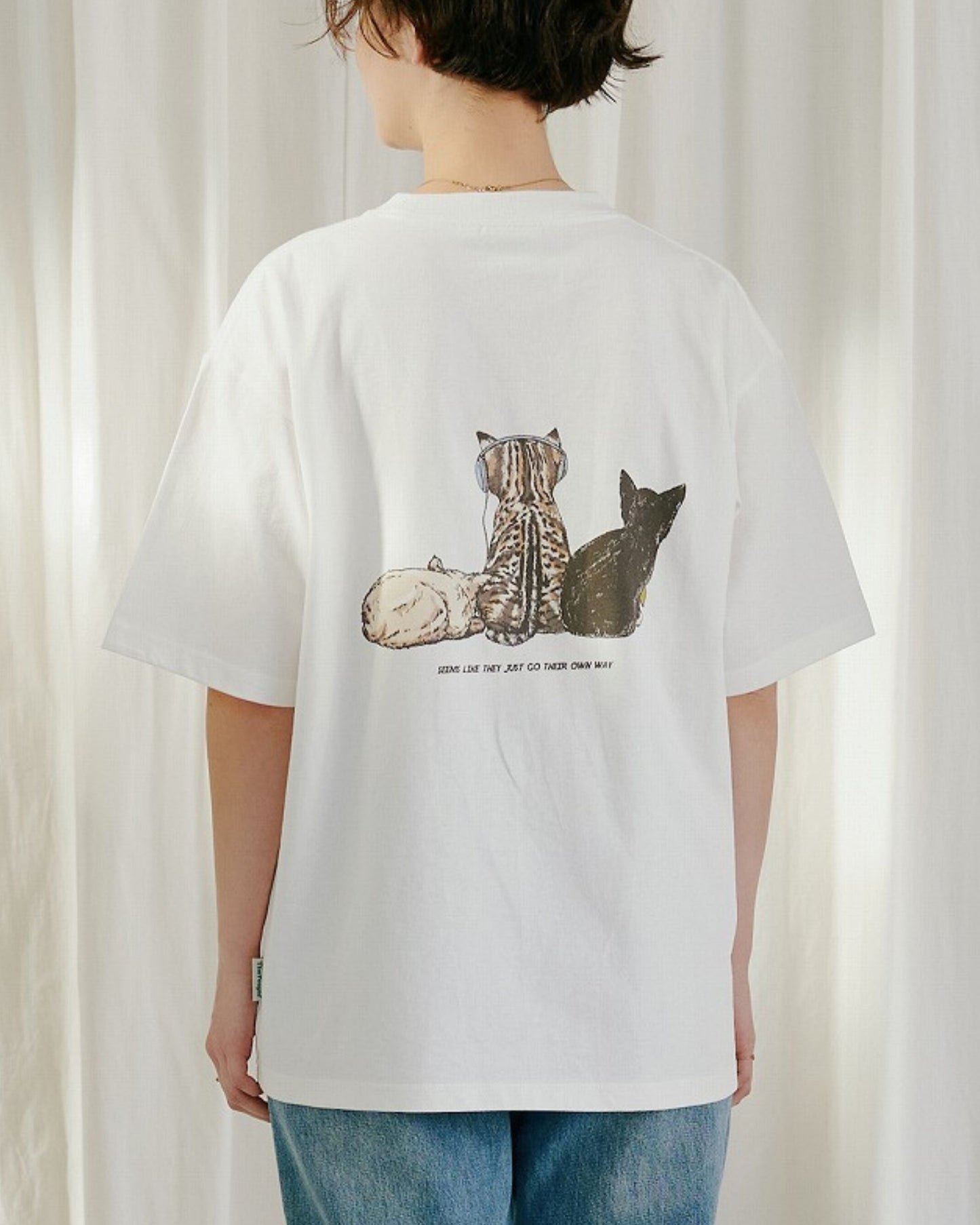 Three Cats Tee