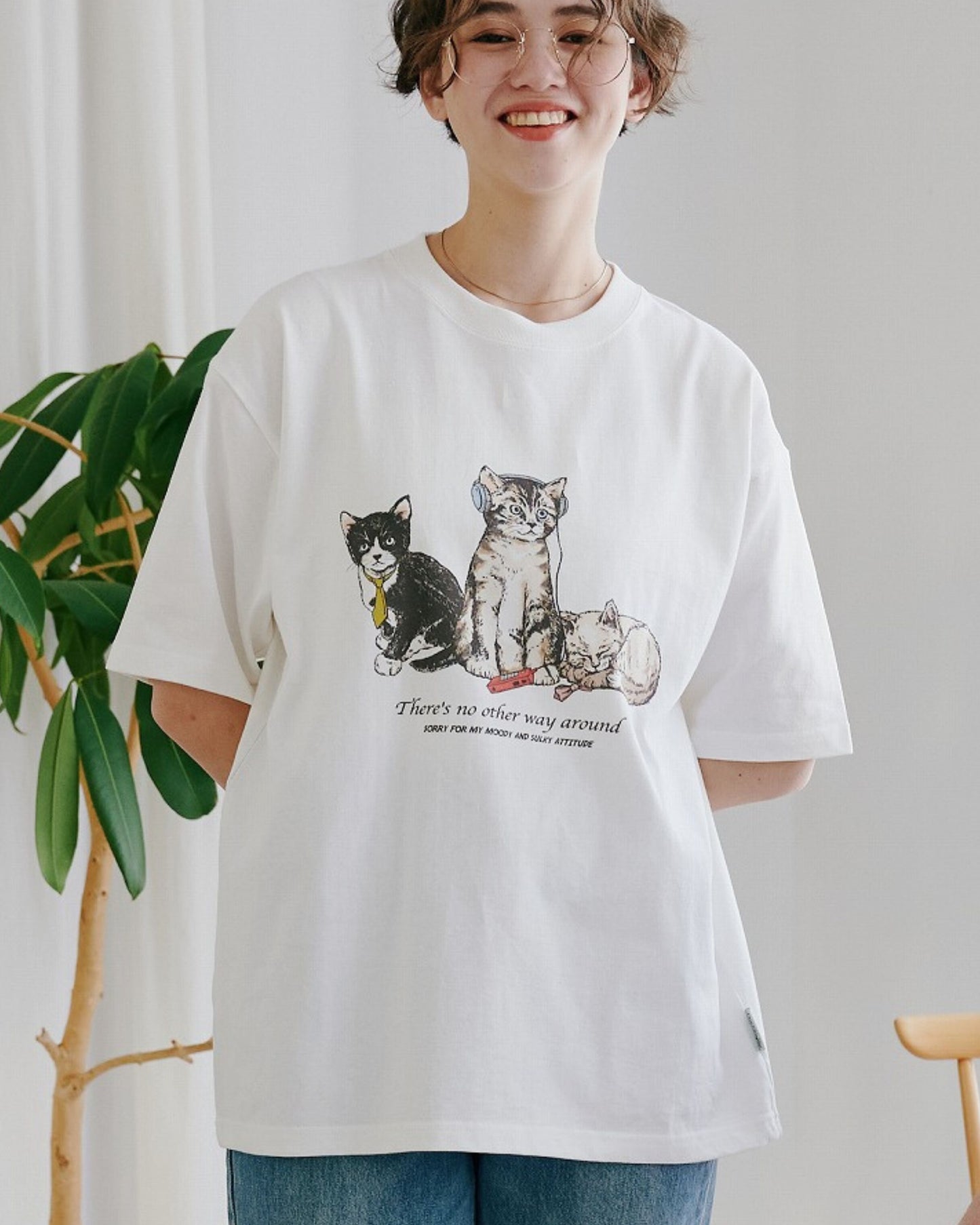 Three Cats Tee