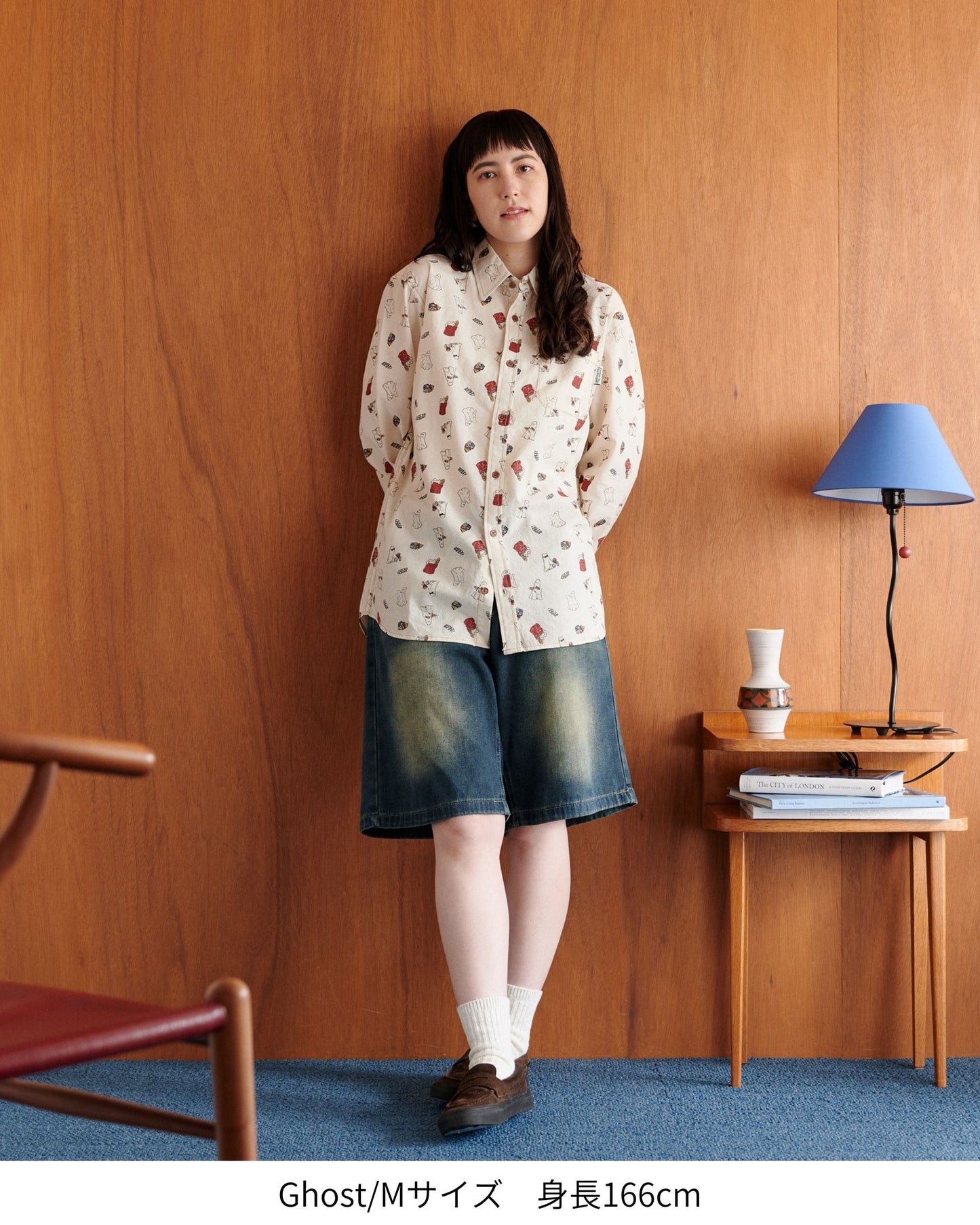 レトロ総柄シャツ