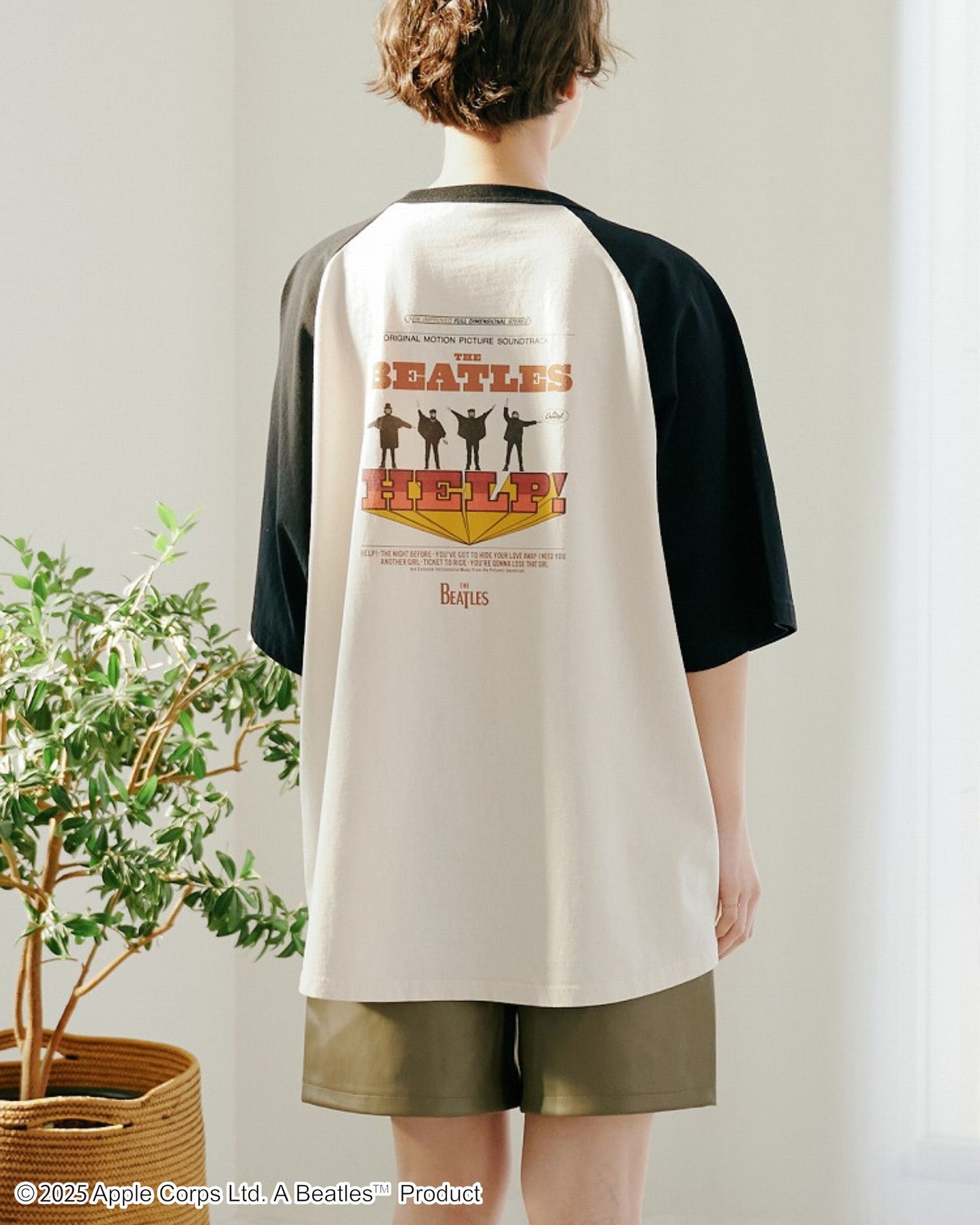 【The Beatles】HELP Raglan Tee