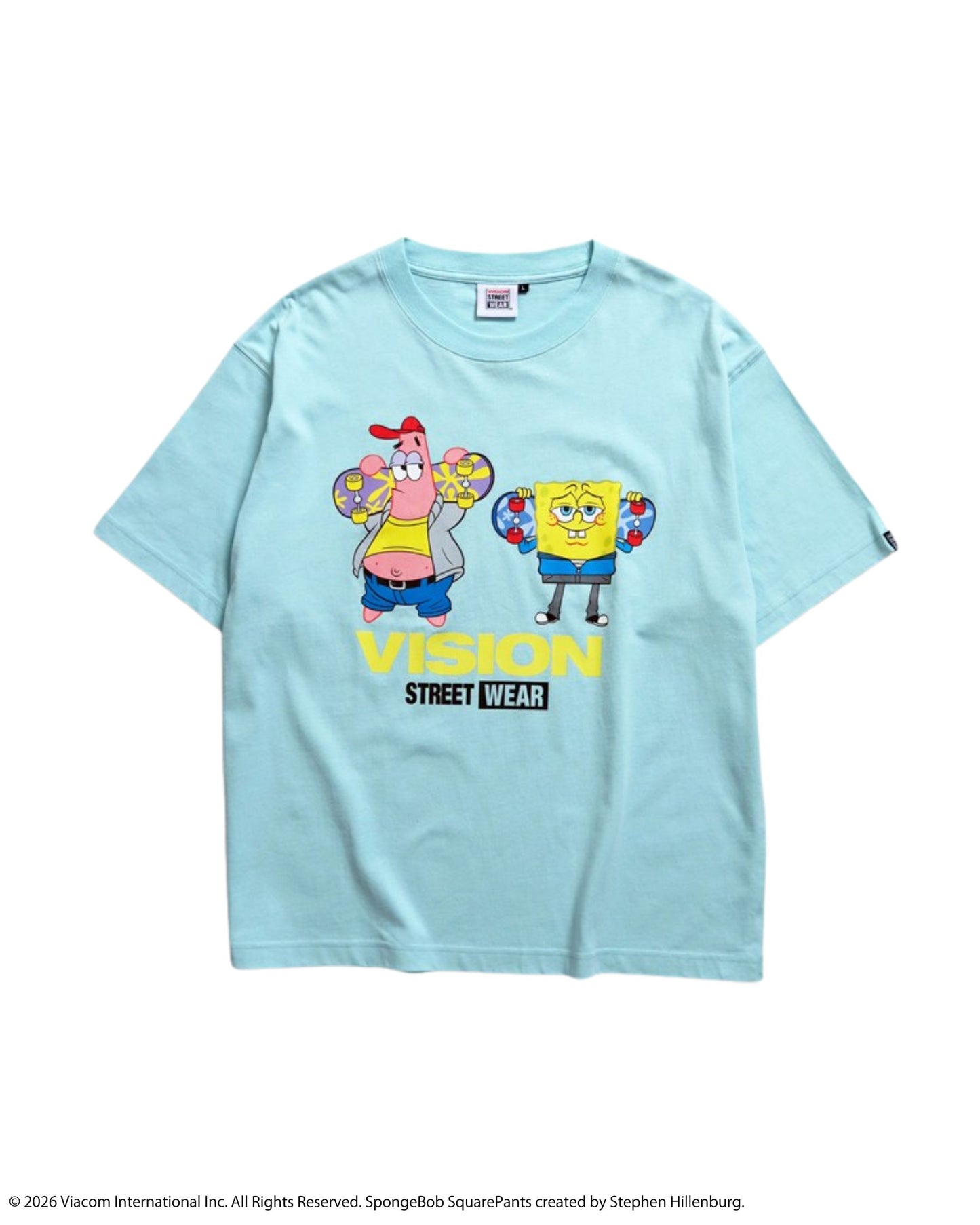 【スポンジ・ボブコラボ】SkaterTee / スケーターグラフィックTシャツ