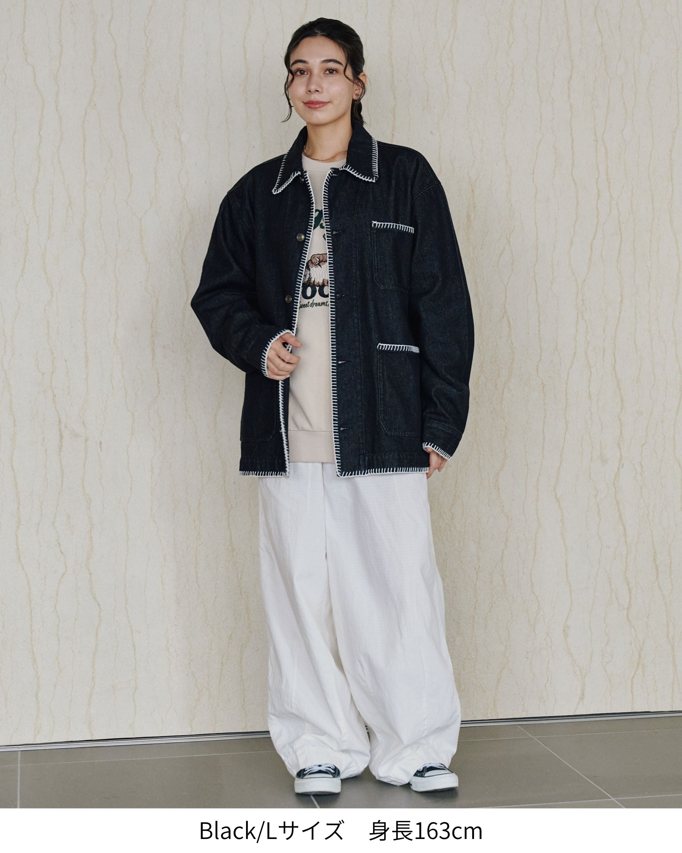 ブランケットステッチ デニムジャケット – Ha-Li-C STORE（ハリック