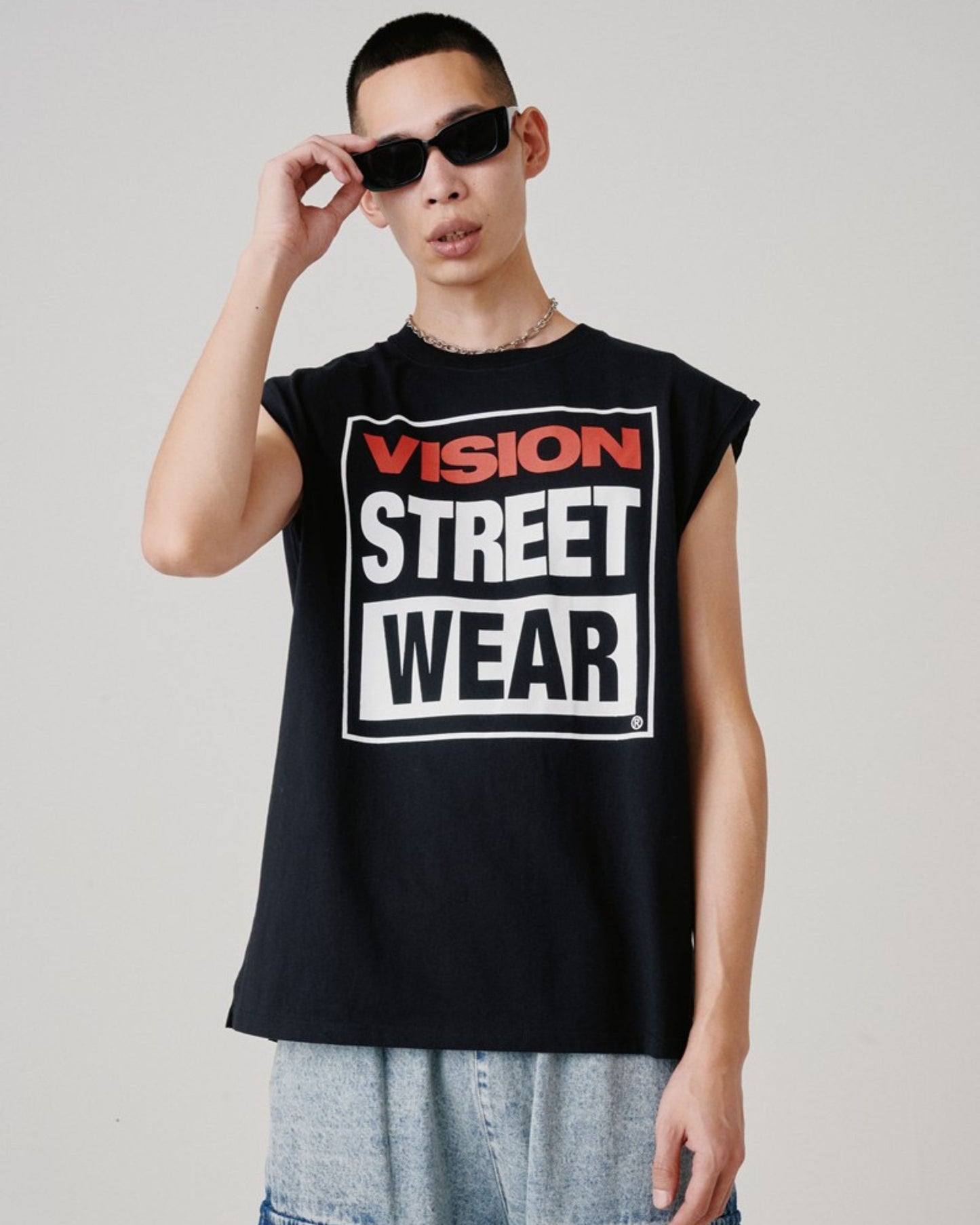 VSW Logo  No/Sl Tee / VSWロゴ ノースリーブTシャツ