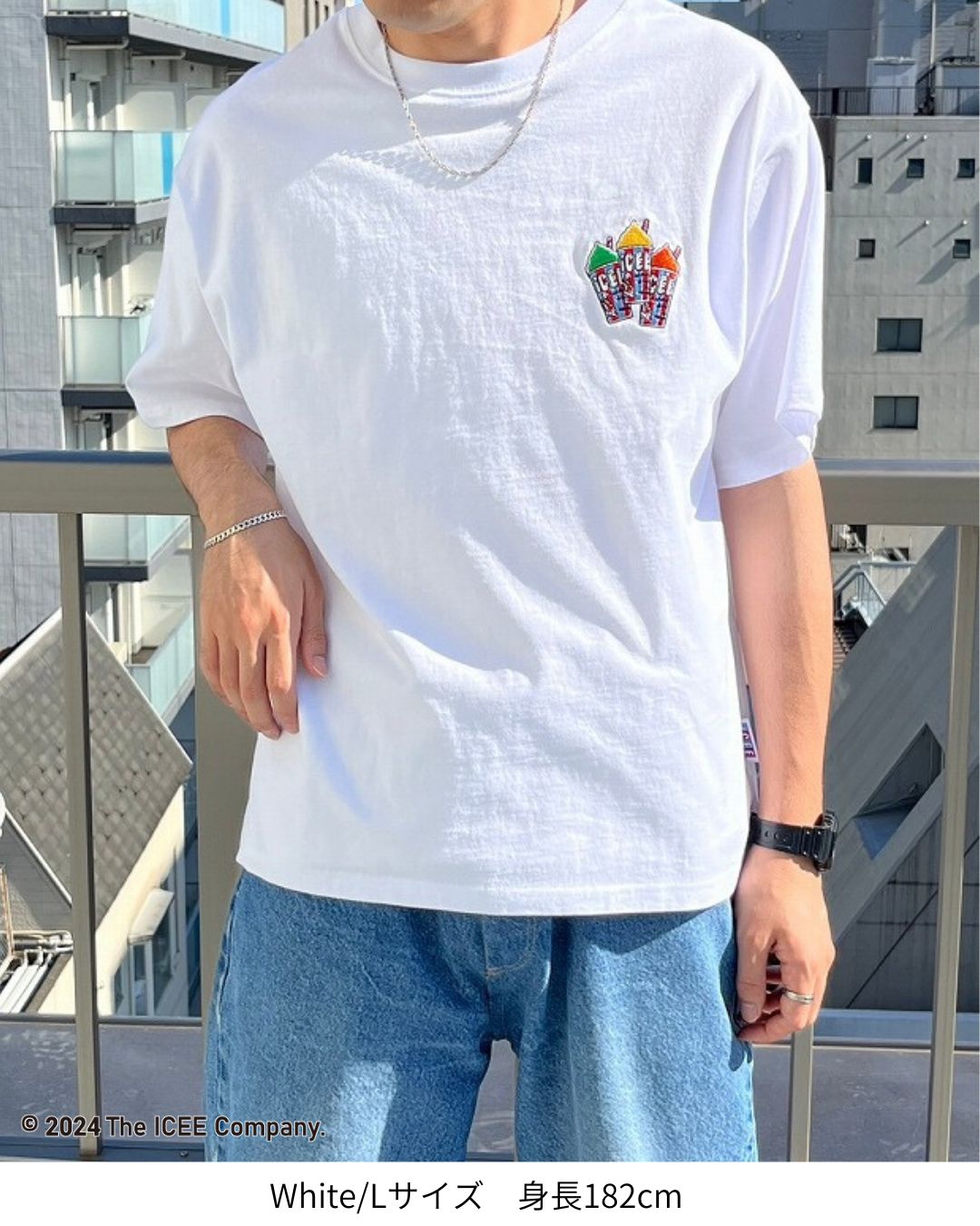 【ICEE】発泡プリントTシャツ