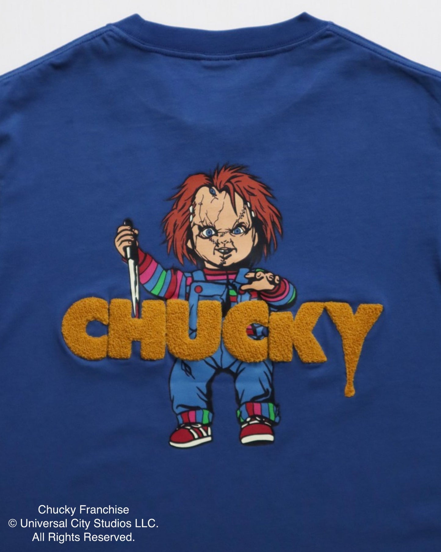 【CHUCKY】チャッキー　サガラ刺繍ロゴT