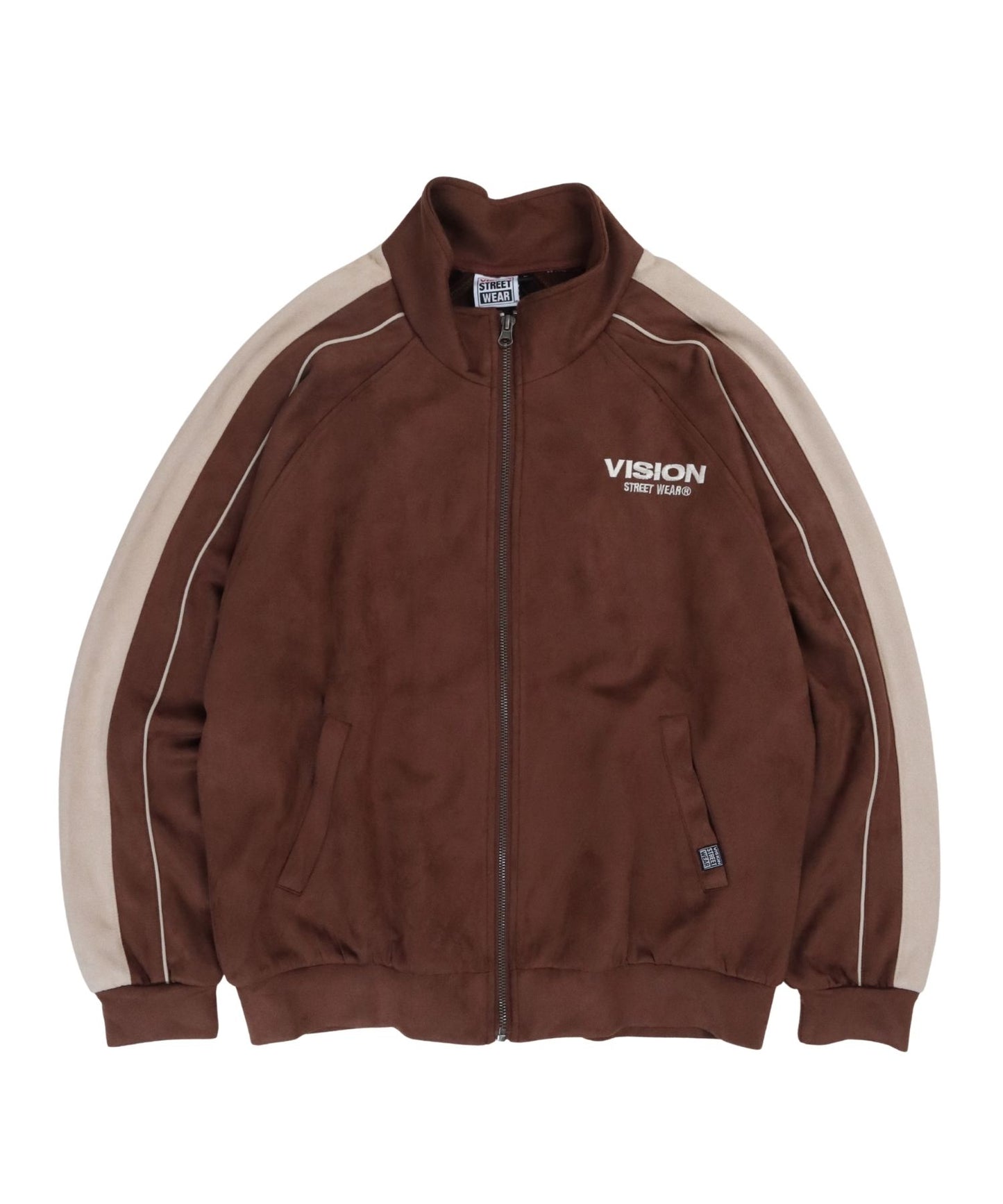 Fake suede track jacket / フェイクスエードトラックジャケット