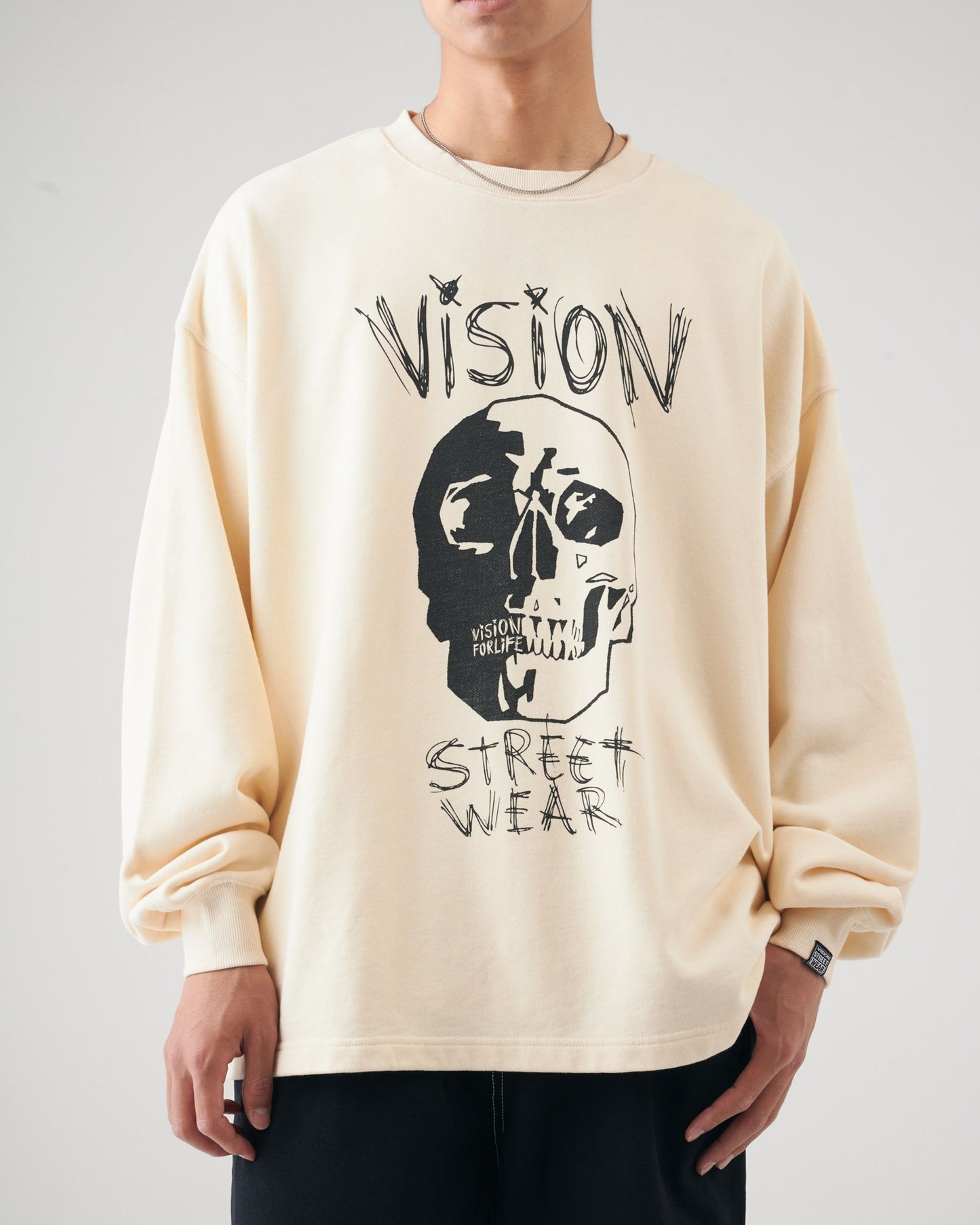 Oversized Skull Sweatshirt