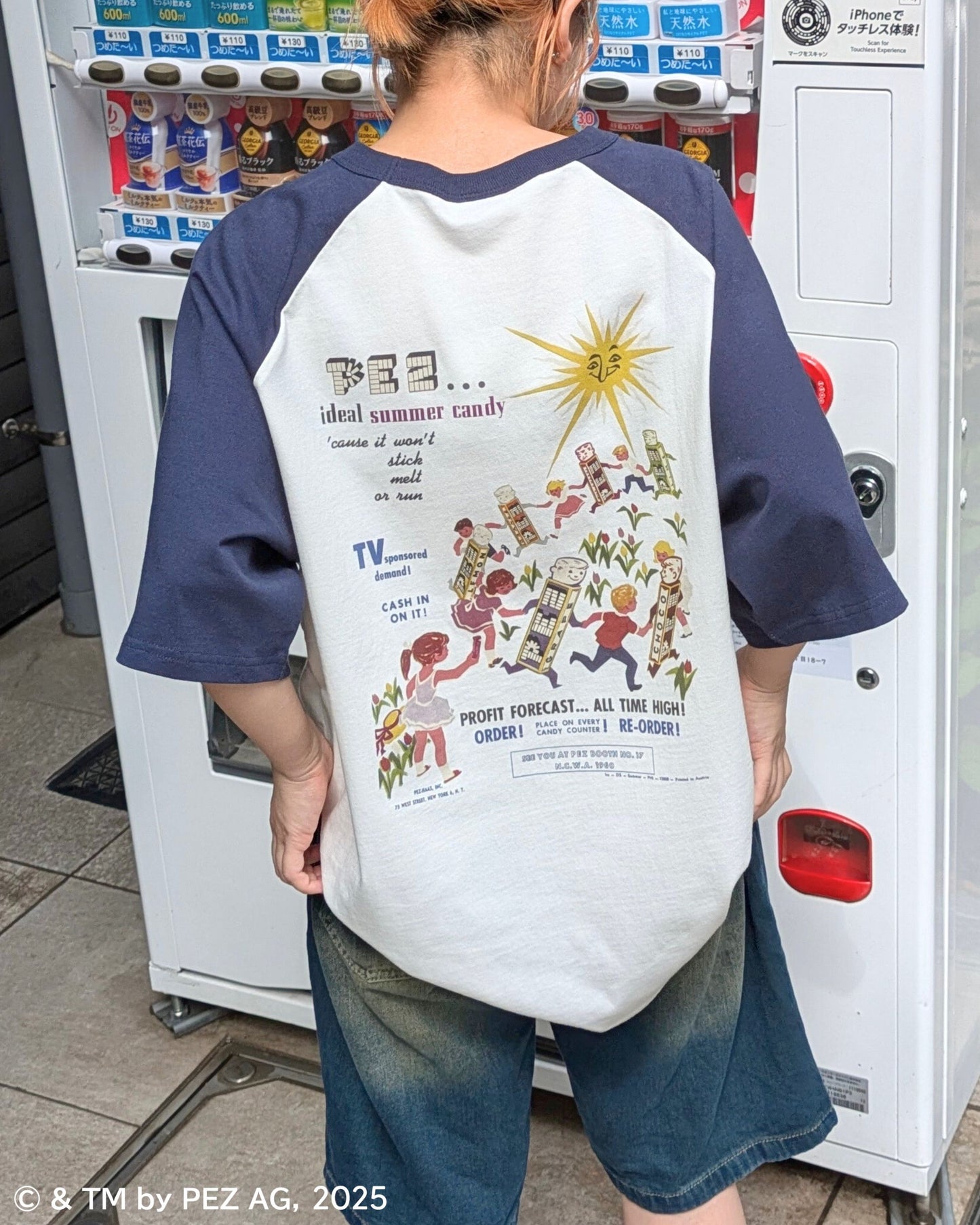 【PEZ】Poster Raglan Tee