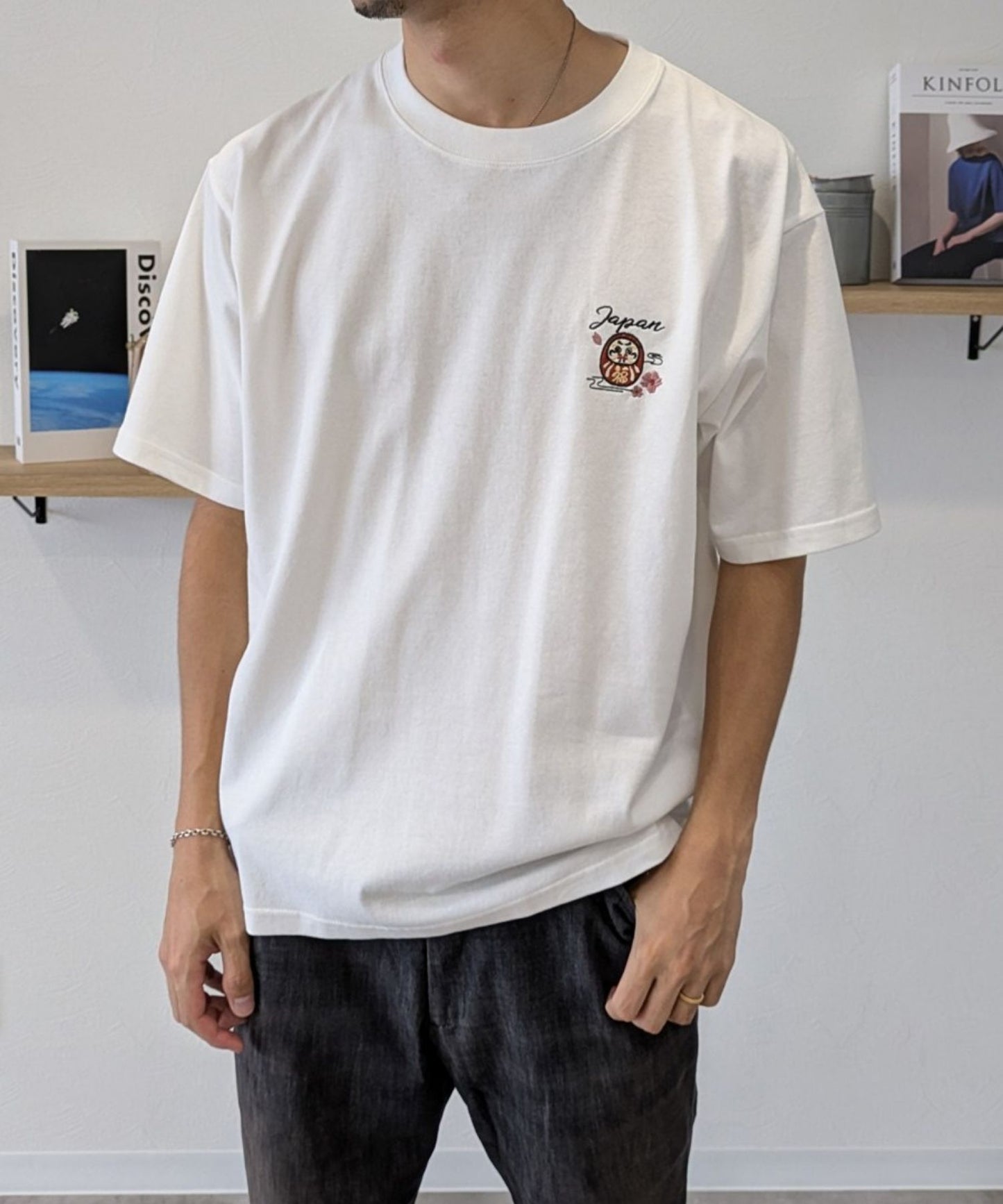 【Japan Series】JAPAN-MAP Tee / 名所マップ刺繍Tシャツ