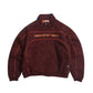 Fake suede piping padded jacket / フェイクスエードパイピング中綿ジャケット