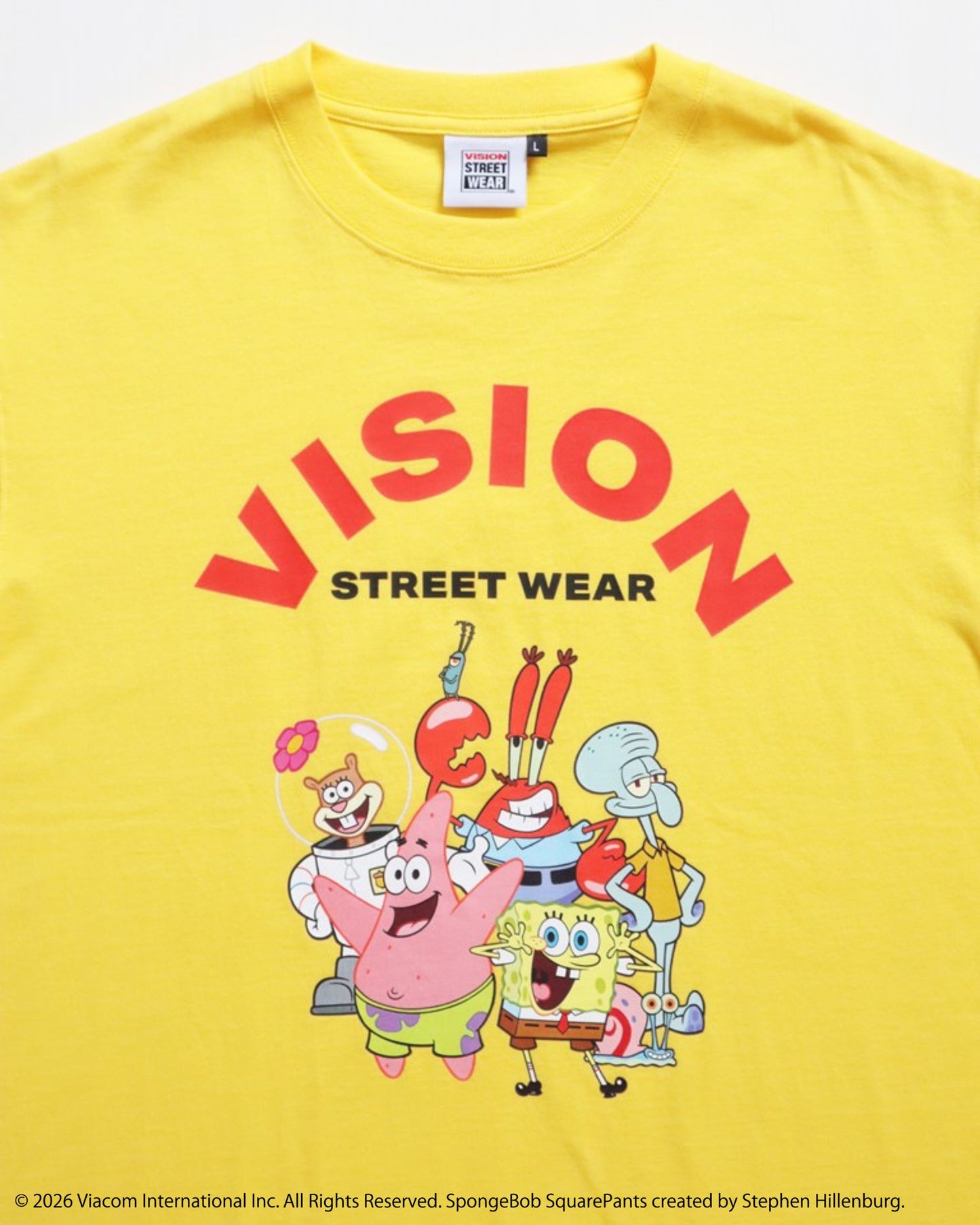 【スポンジ・ボブコラボ】Character Tee / キャラクターグラフィックTシャツ