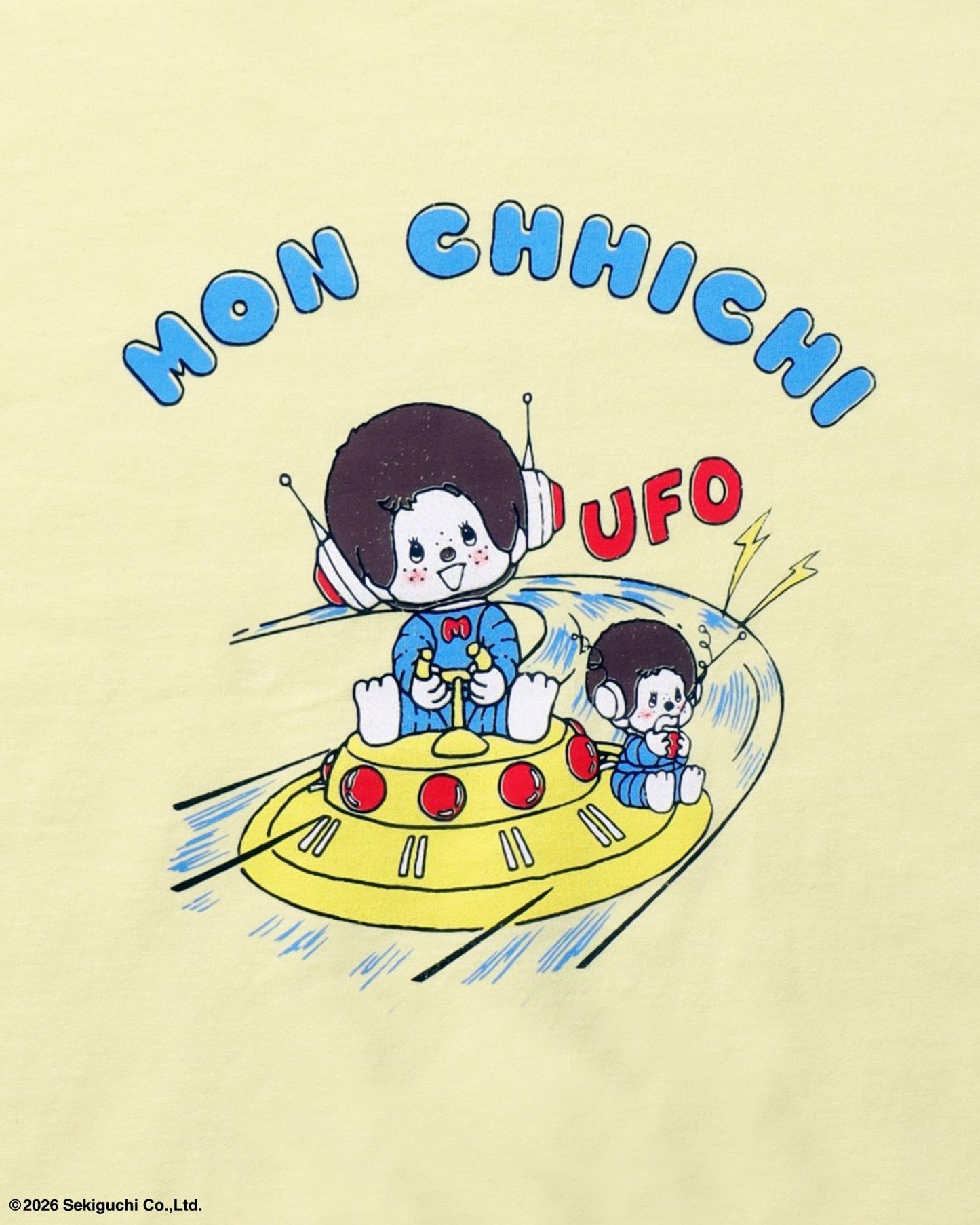 【モンチッチ】UFOイラストTシャツ
