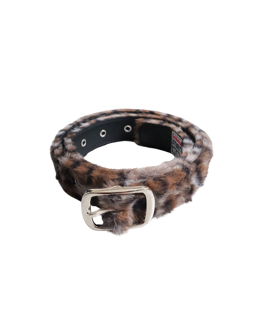 Leopard Fur belt / 5色展開 レオパード ファーベルト