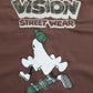 Ghost shirt / 異素材ロゴゴーストシャツ
