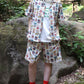 【梨地】総柄シャツ