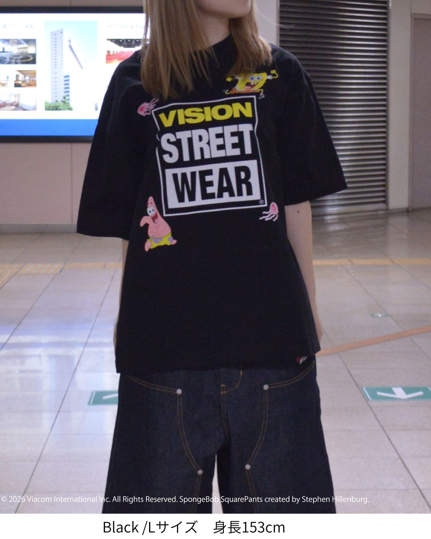 【スポンジ・ボブコラボ】VSW LogoT / VSWロゴグラフィックTシャツ