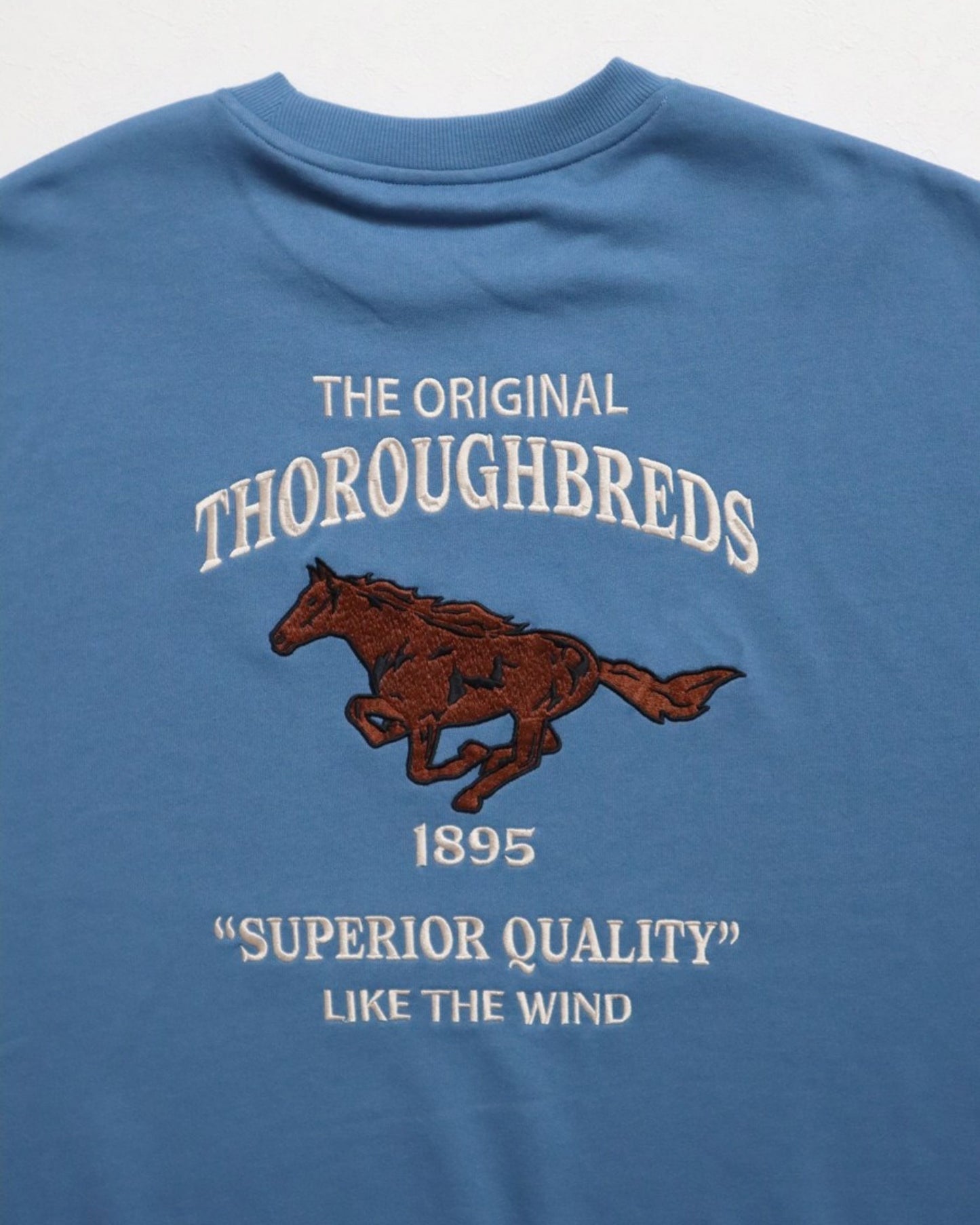 馬刺繍ロゴスウェット