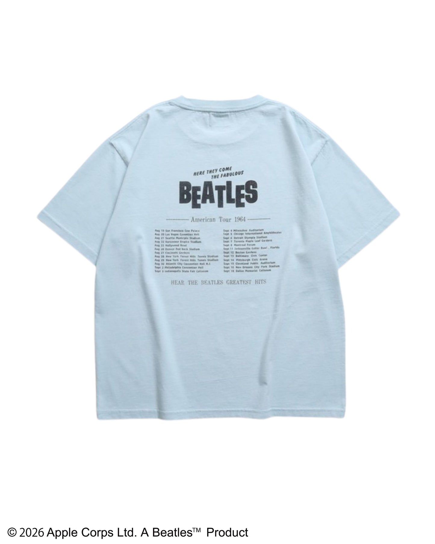 【ビートルズ】ツアープリントT