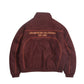 Fake suede piping padded jacket / フェイクスエードパイピング中綿ジャケット