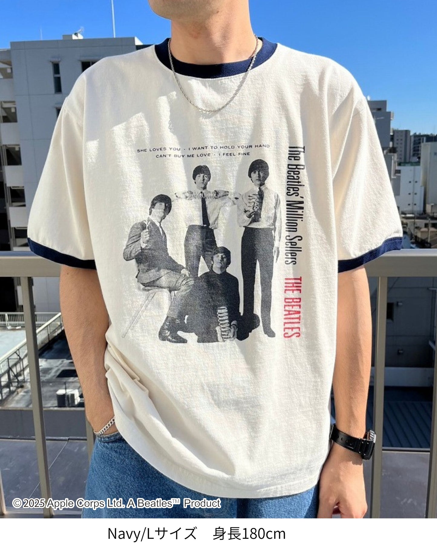 【The Beatles】Photo Ringer Tee