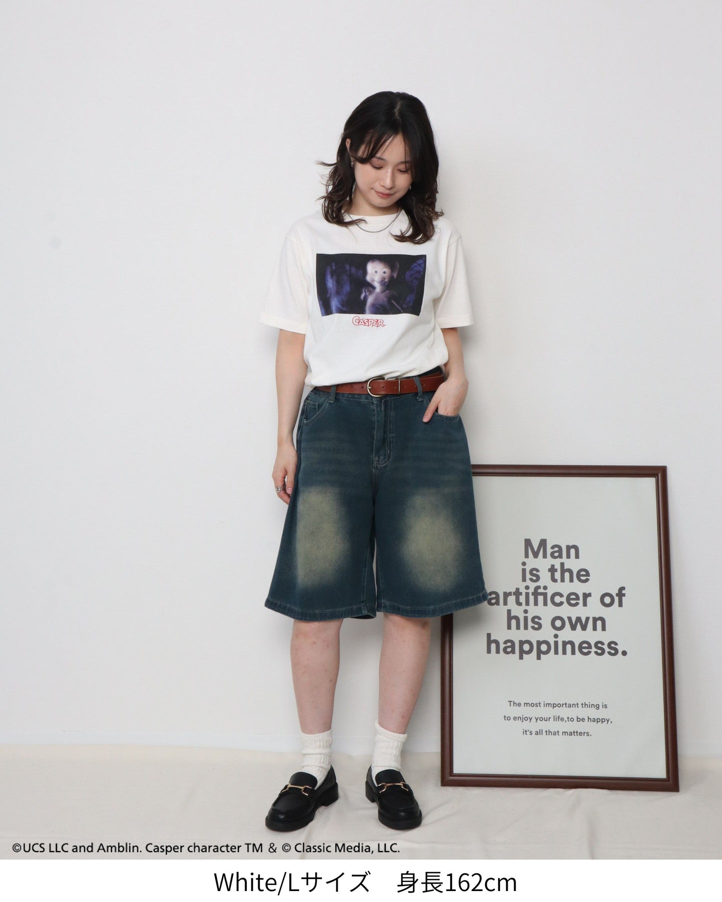 【キャスパー】フォトプリントTシャツ