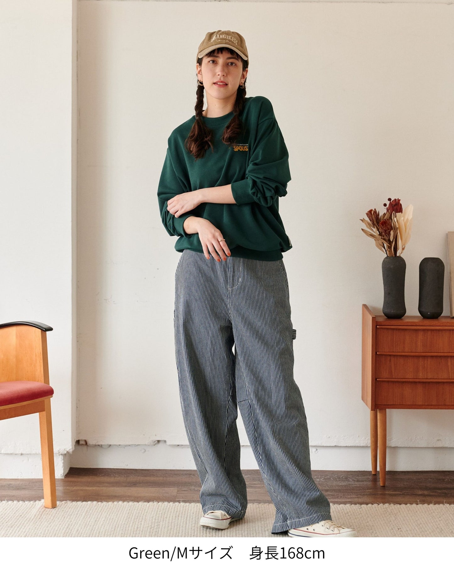 オバケバンド刺繍スウェット