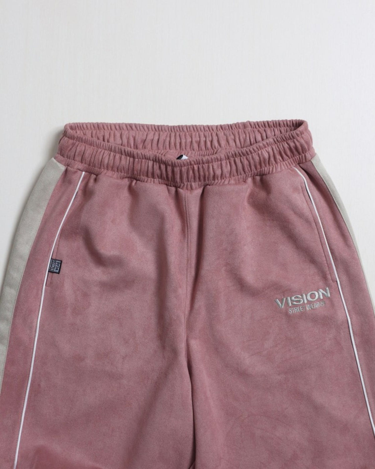 Fake suede track pants / フェイクスエードトラックパンツ