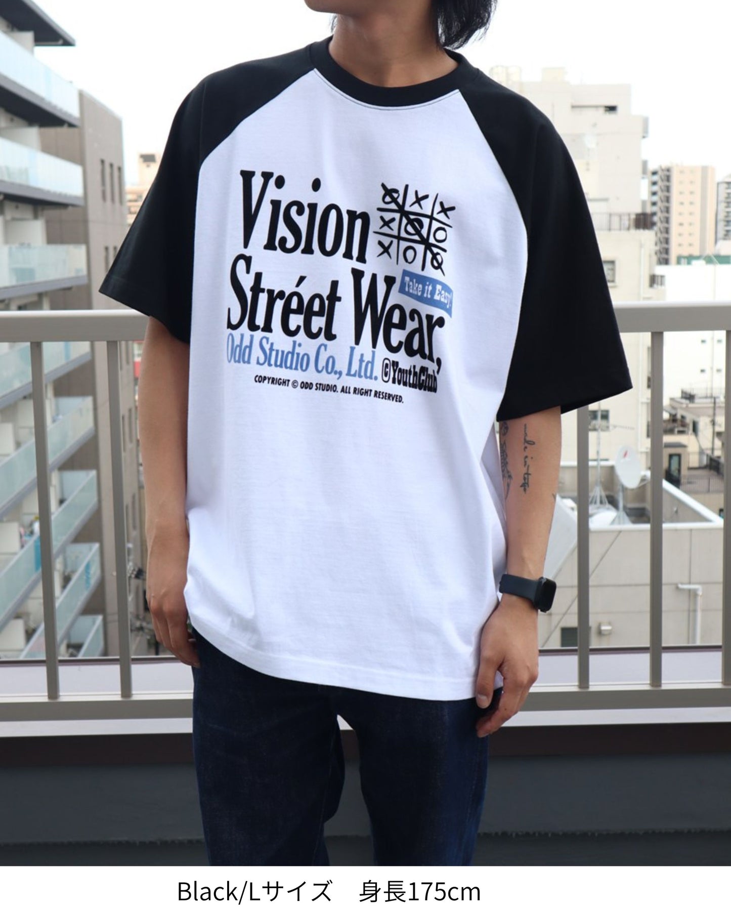 【ODDSTUDIO】Raglan T-shirt