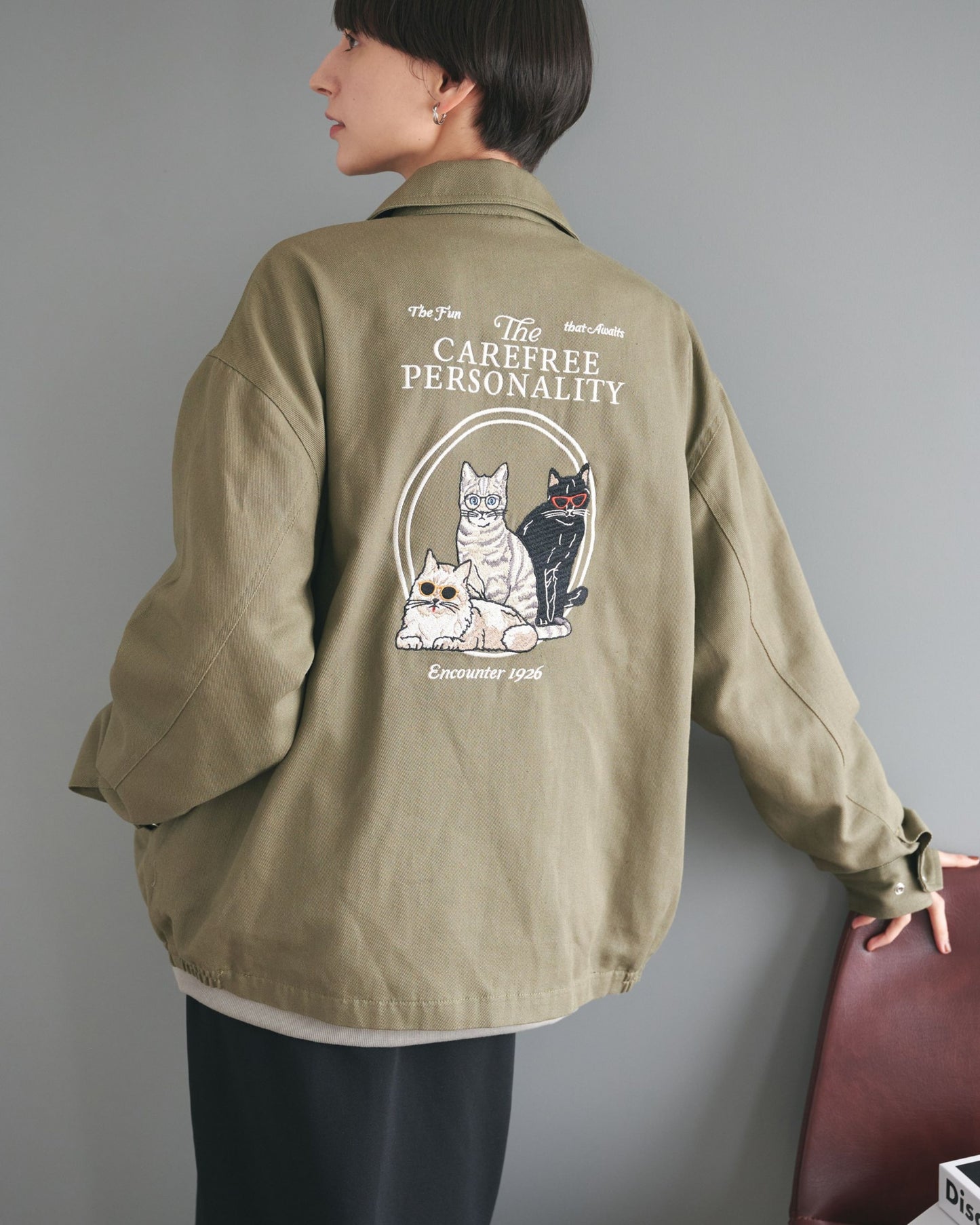Cat Twill Jacket