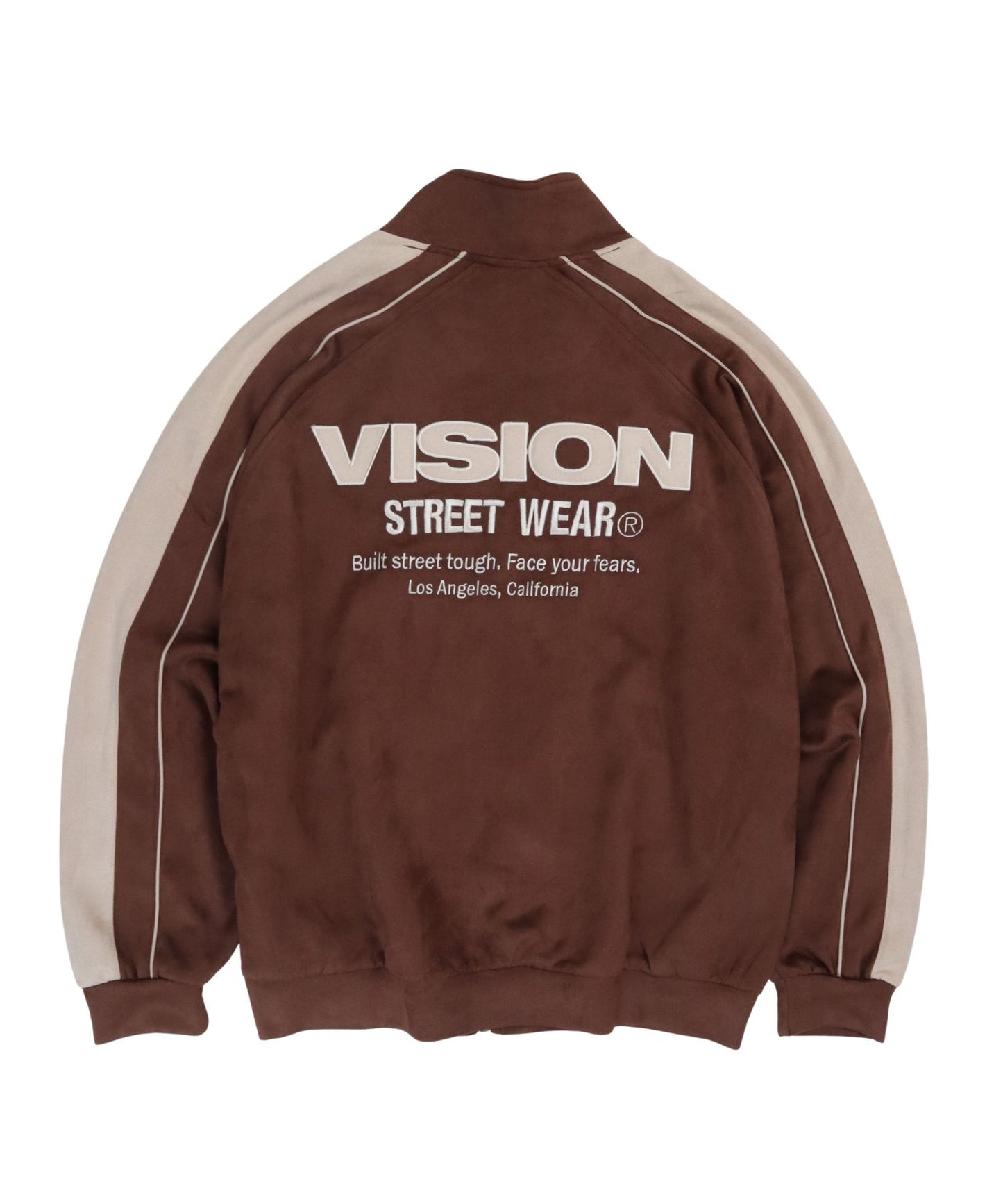 Fake suede track jacket / フェイクスエードトラックジャケット