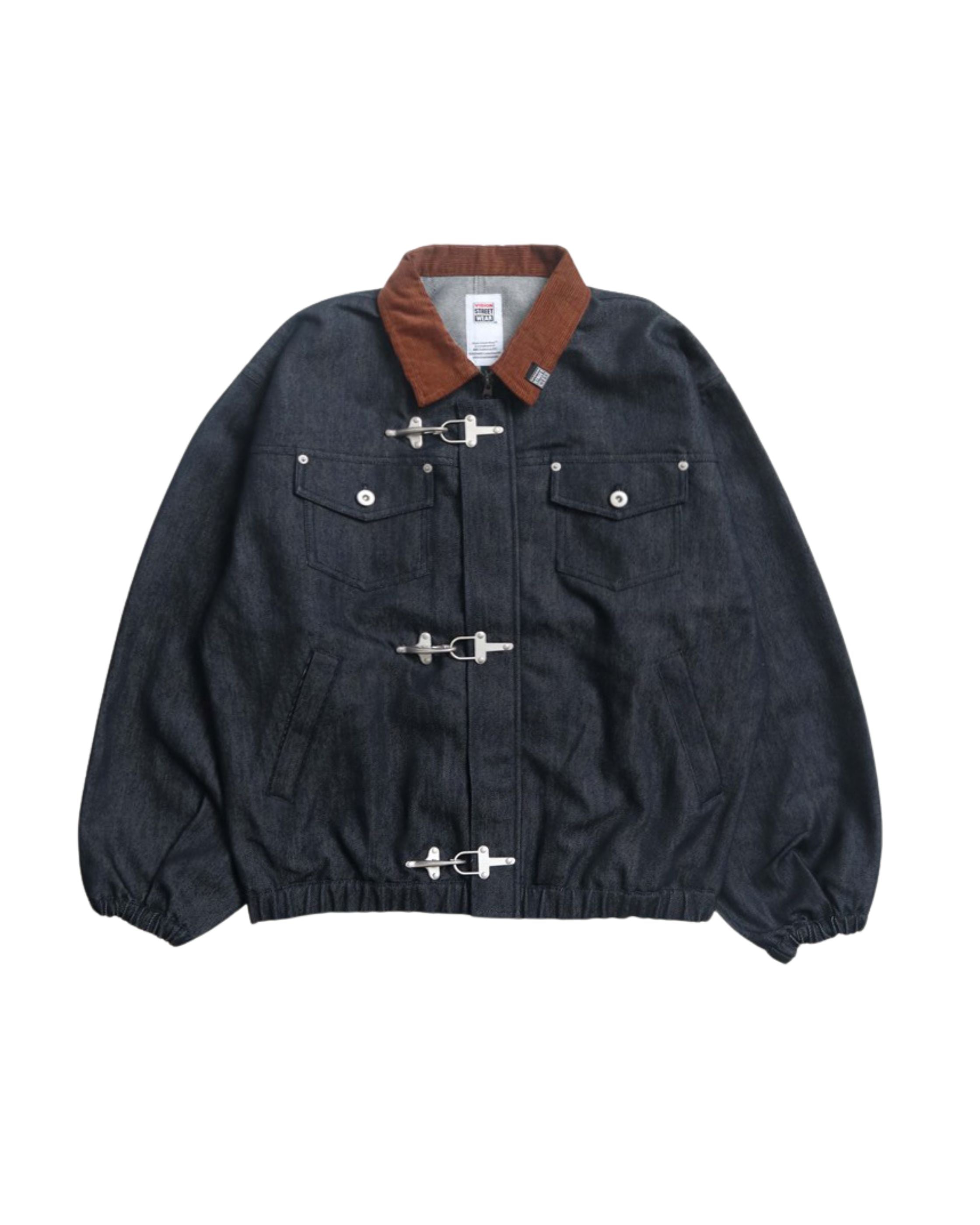 Rigid denim fireman jacket / リジッドデニムファイヤーマン