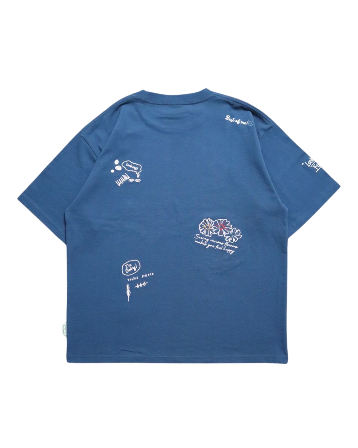 Graffiti embroidered T-shirt
