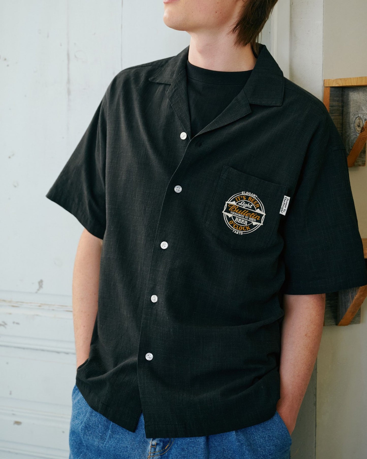 Beer  Linen Like Shirt