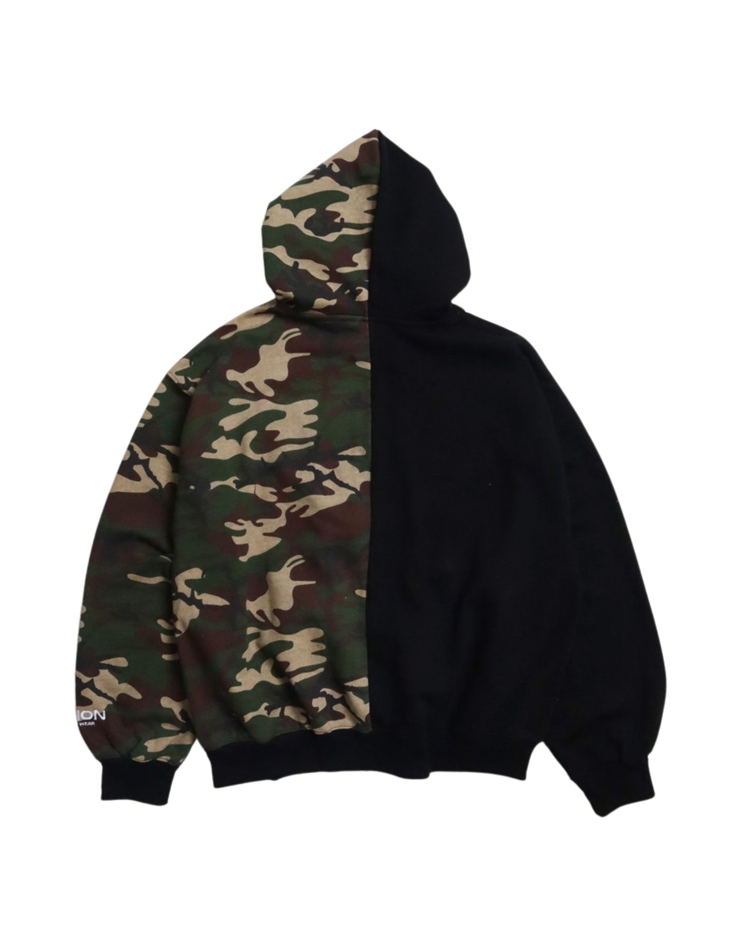 Half Alien ZIP Hoodie / エイリアン切替Wジップパーカー