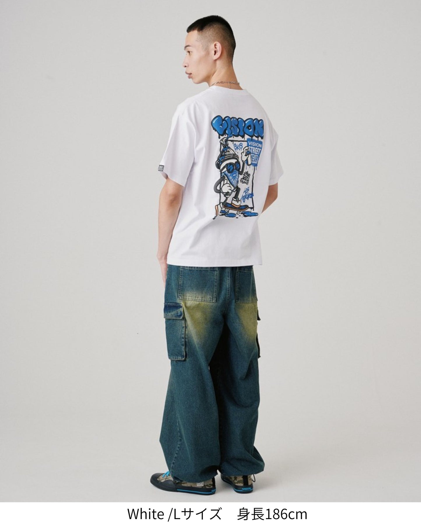 Spray Illust Tee / スプレーアートイラストTシャツ